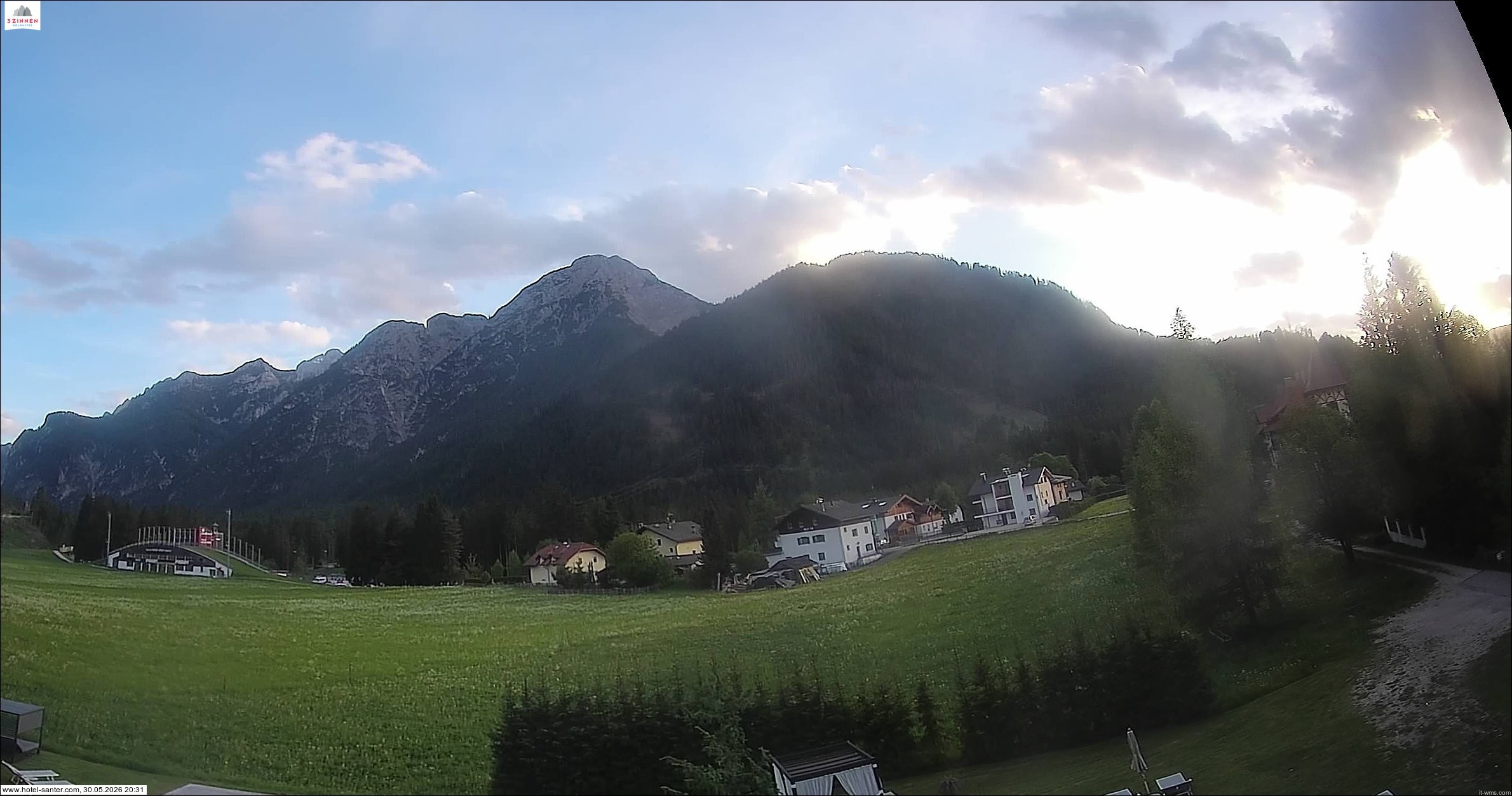 Archiv Foto Webcam Hotel Santer in Toblach
