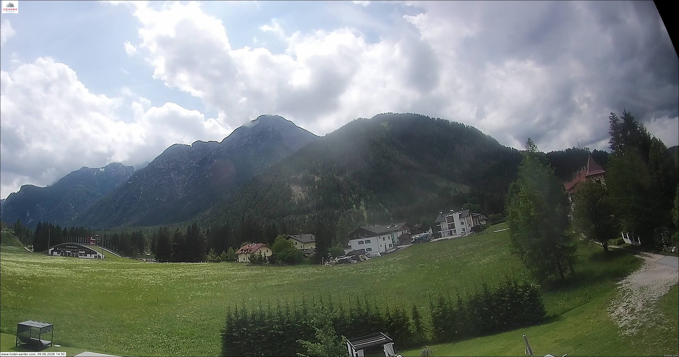 Archived image Webcam Hotel Santer in Toblach