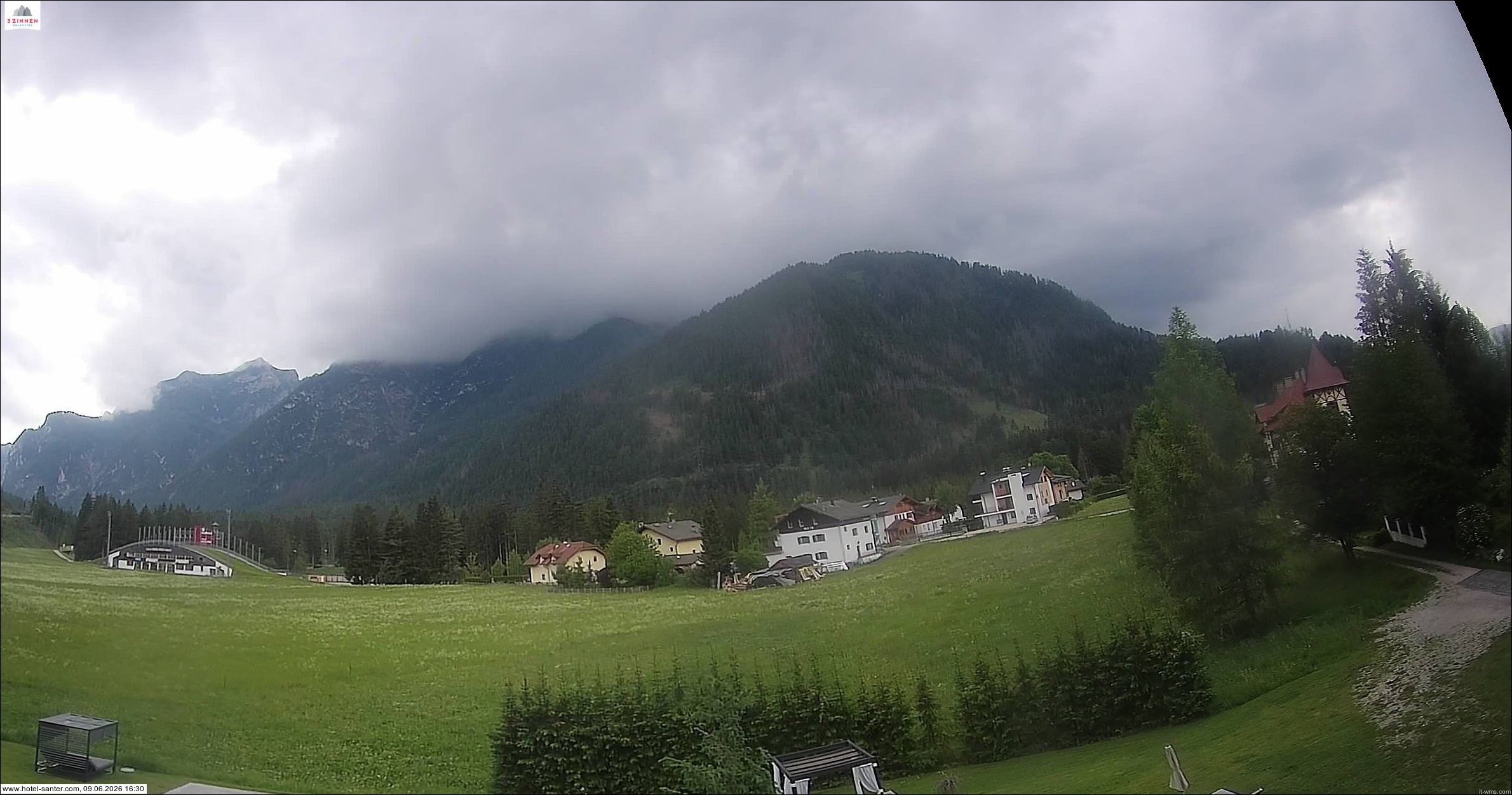 Archiv Foto Webcam Hotel Santer in Toblach