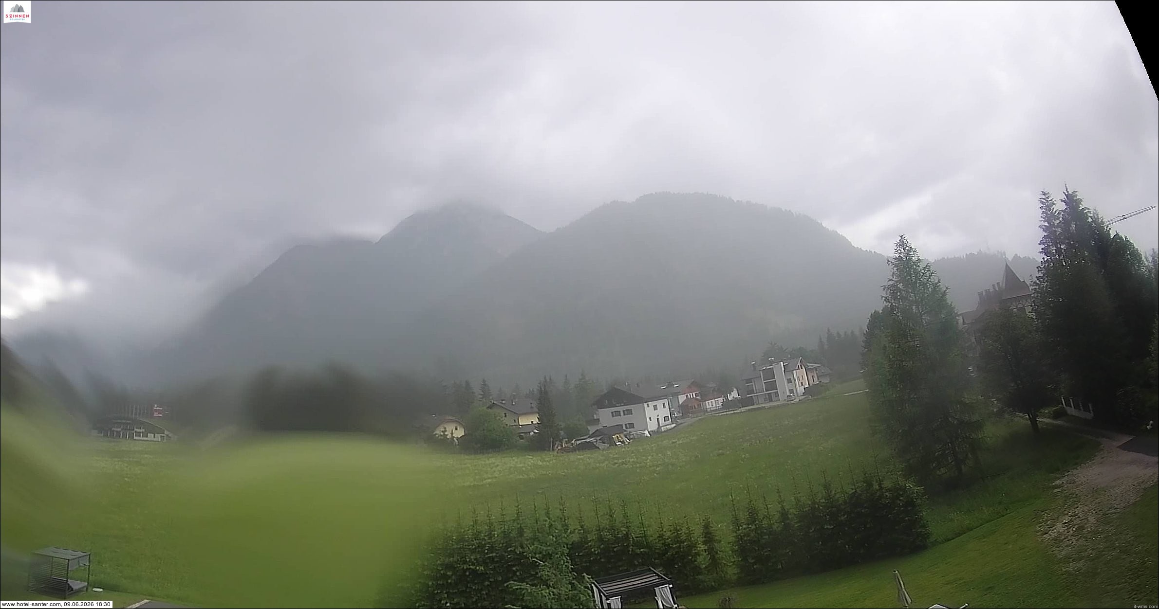 Archiv Foto Webcam Hotel Santer in Toblach