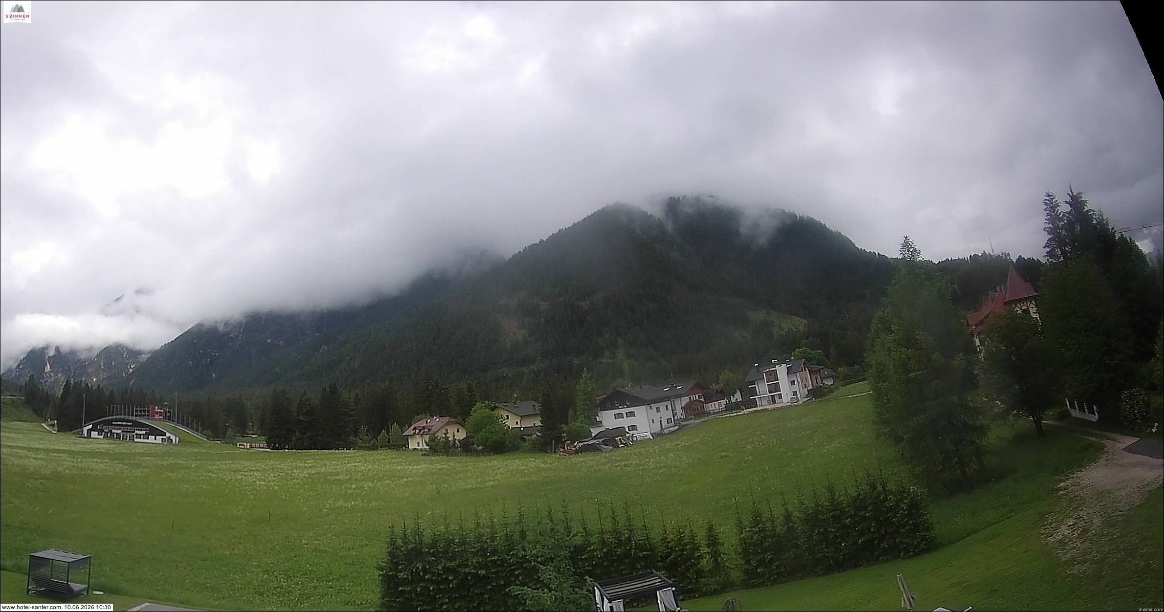 Archiv Foto Webcam Hotel Santer in Toblach