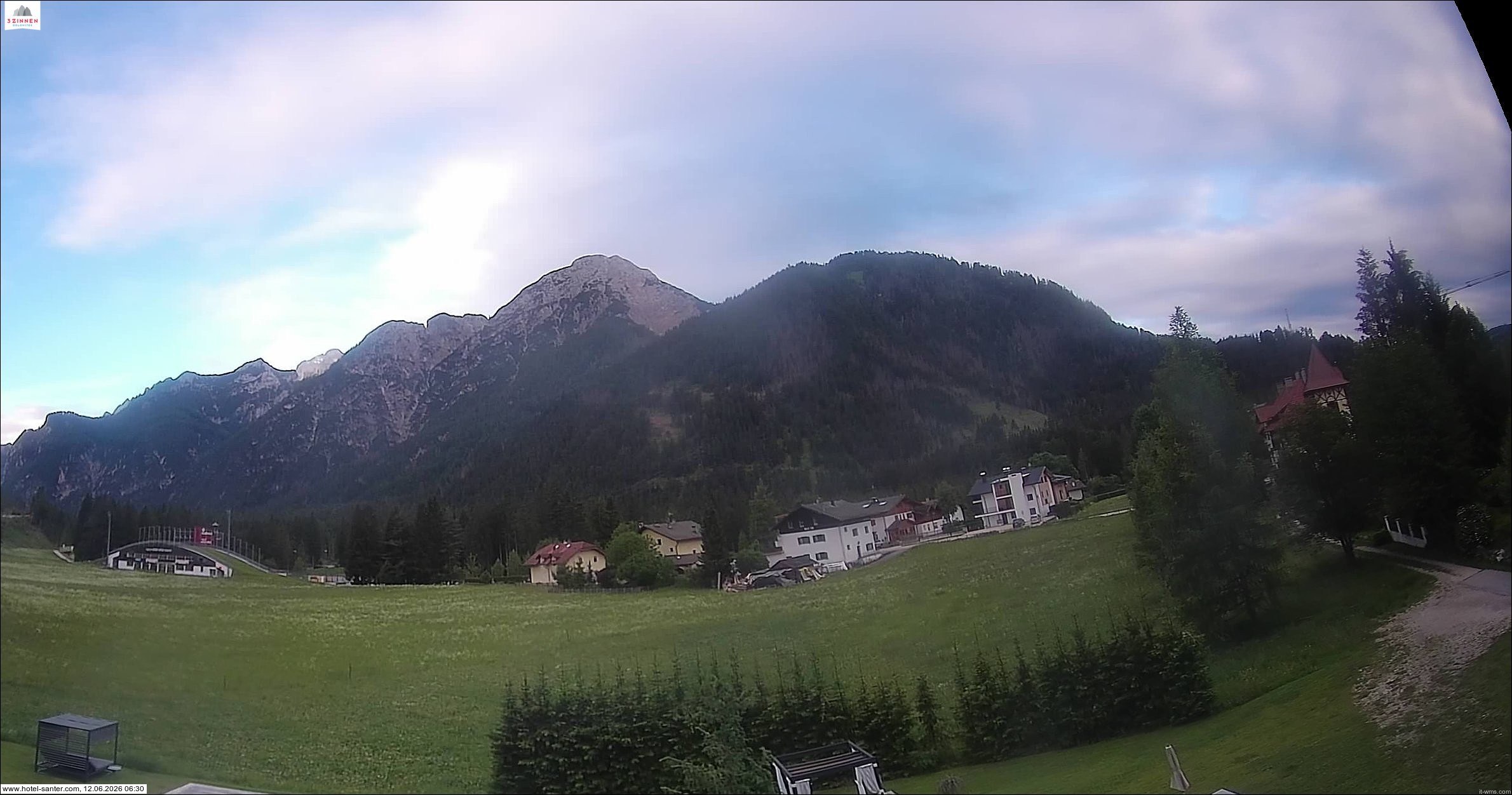 Archived image Webcam Hotel Santer in Toblach