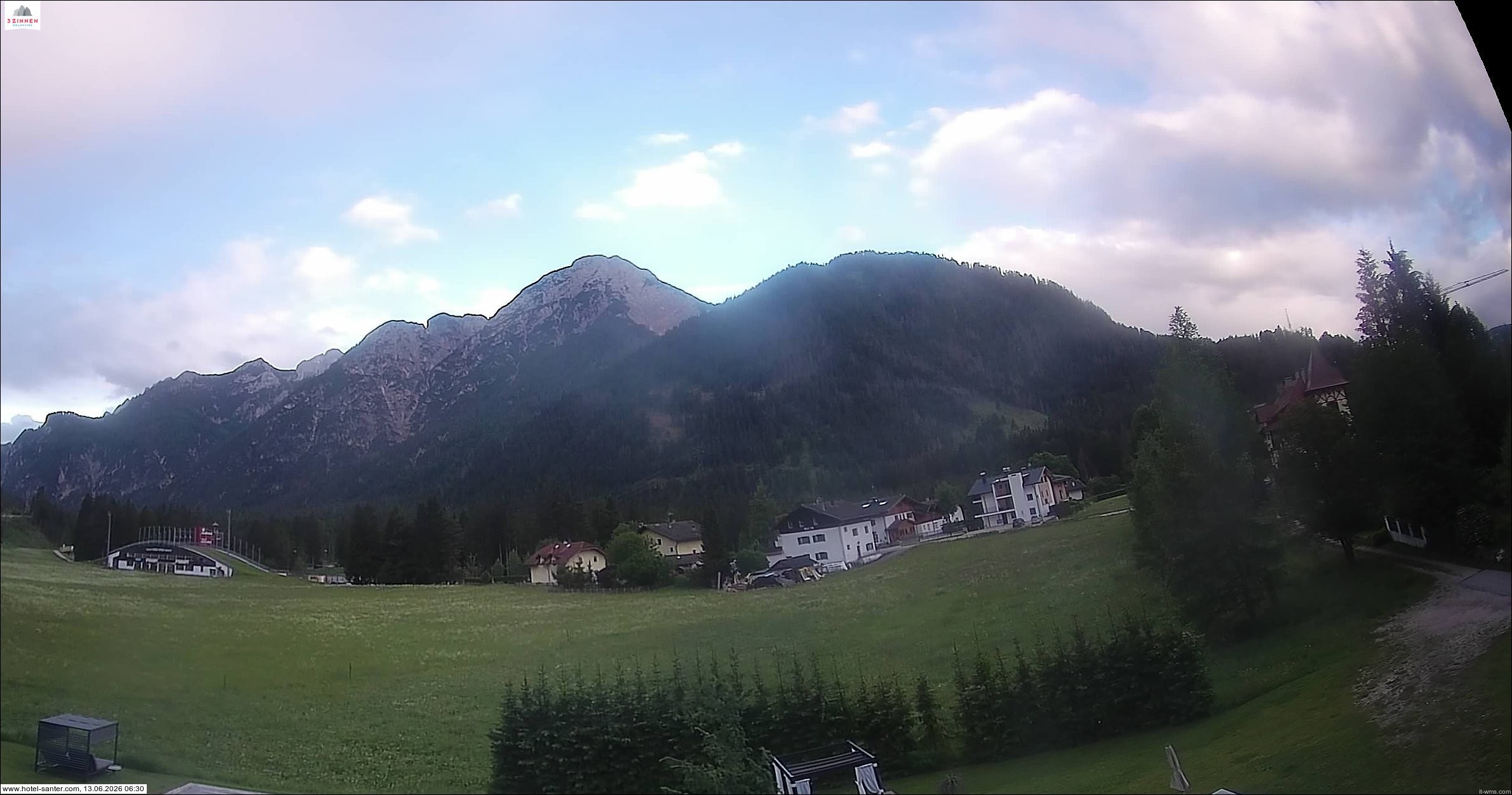 Archiv Foto Webcam Hotel Santer in Toblach