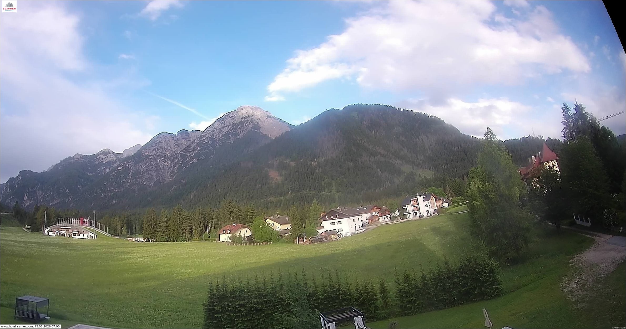 Archiv Foto Webcam Hotel Santer in Toblach