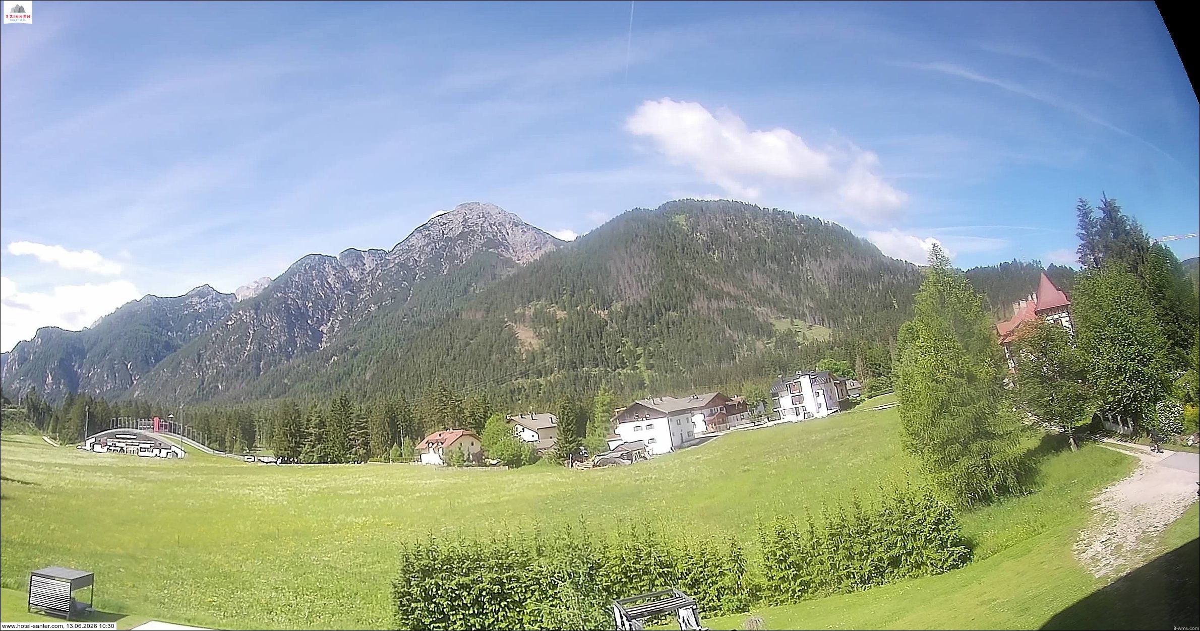 Archiv Foto Webcam Hotel Santer in Toblach