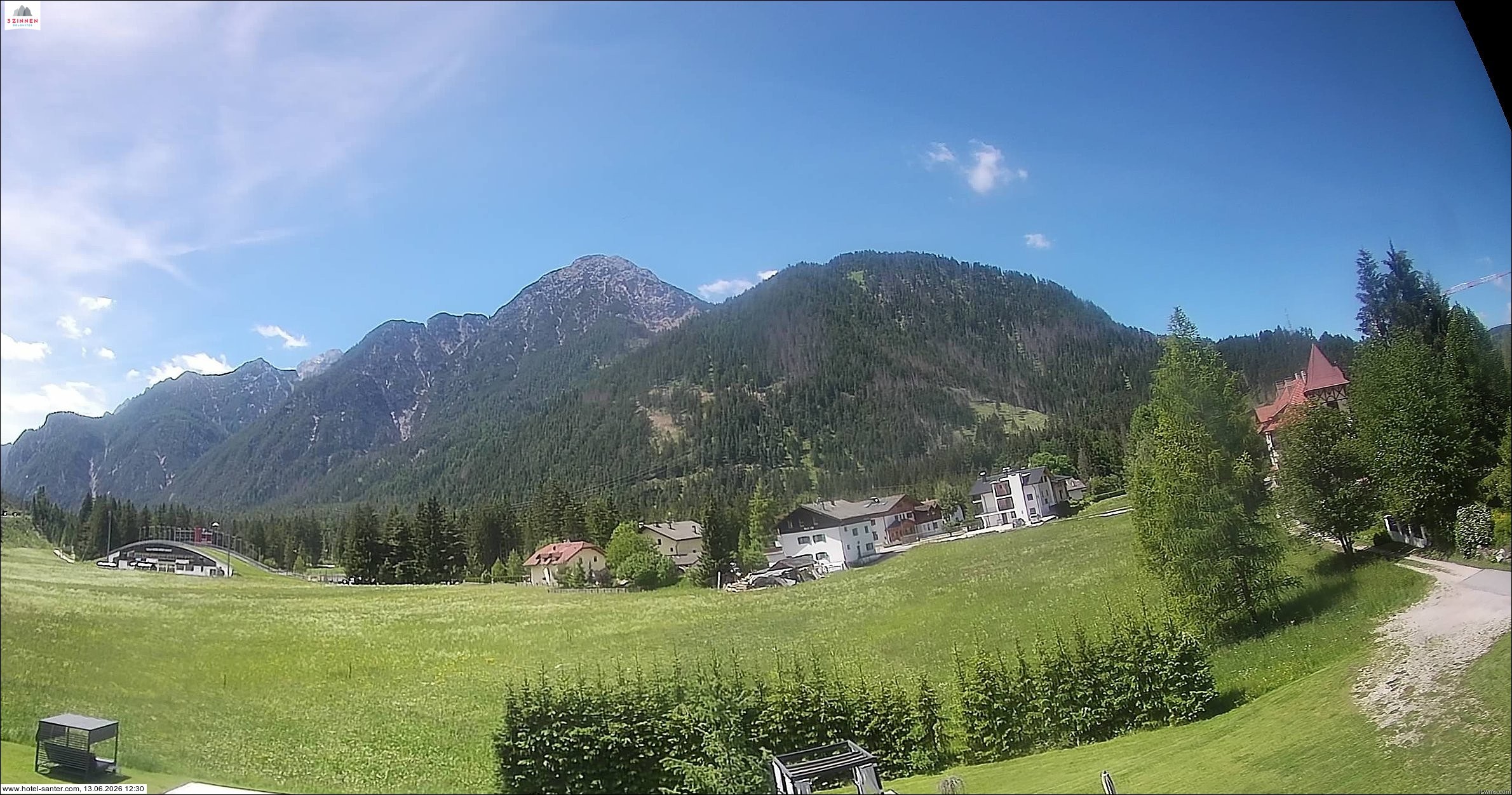 Archiv Foto Webcam Hotel Santer in Toblach