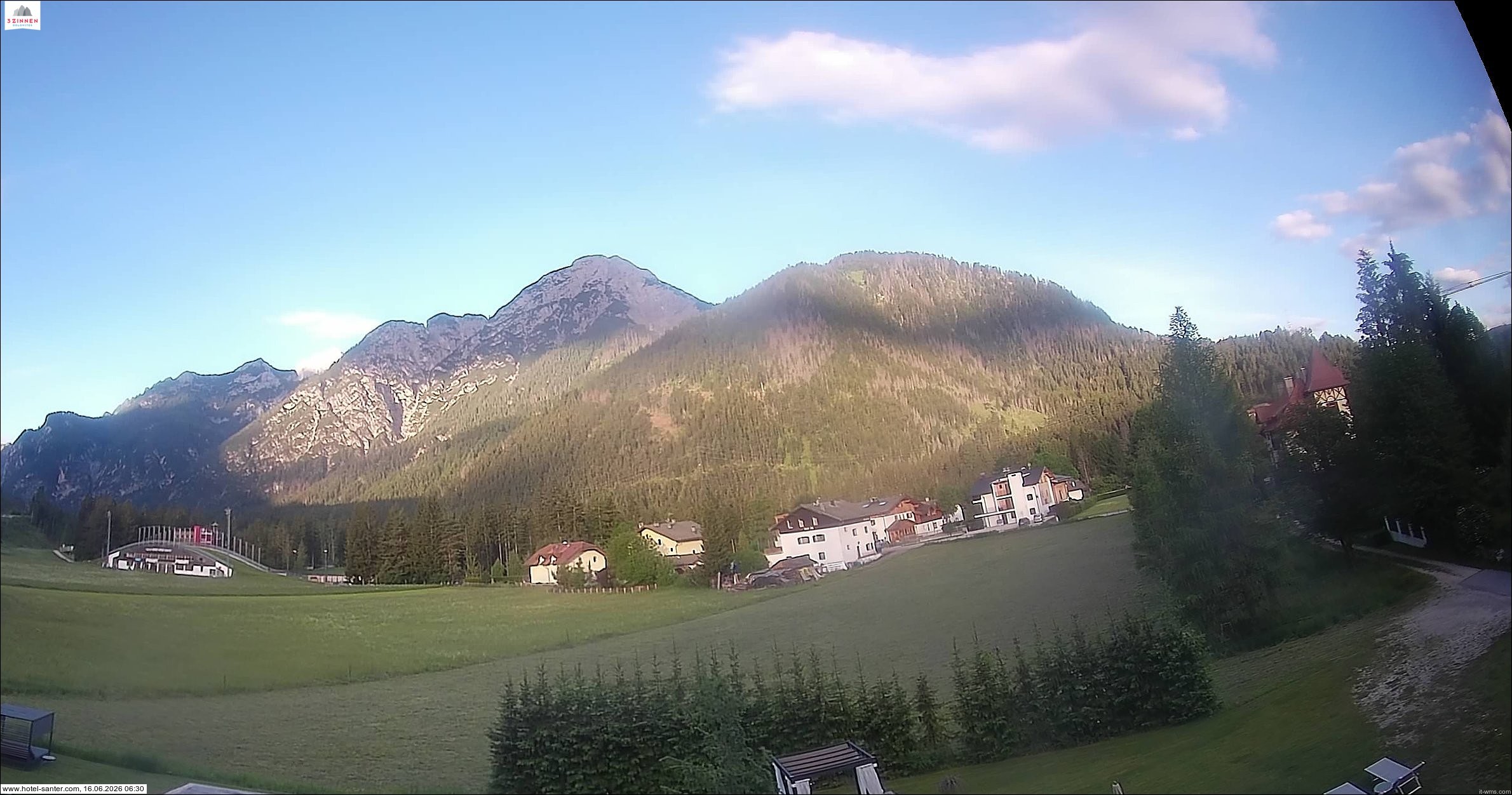 Archiv Foto Webcam Hotel Santer in Toblach
