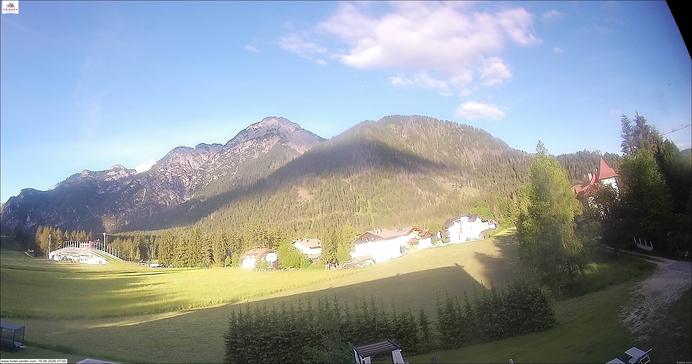 Archiv Foto Webcam Hotel Santer in Toblach