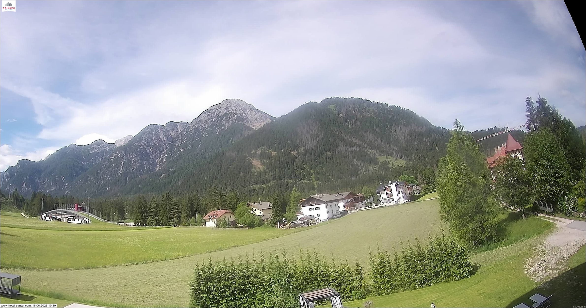 Archiv Foto Webcam Hotel Santer in Toblach