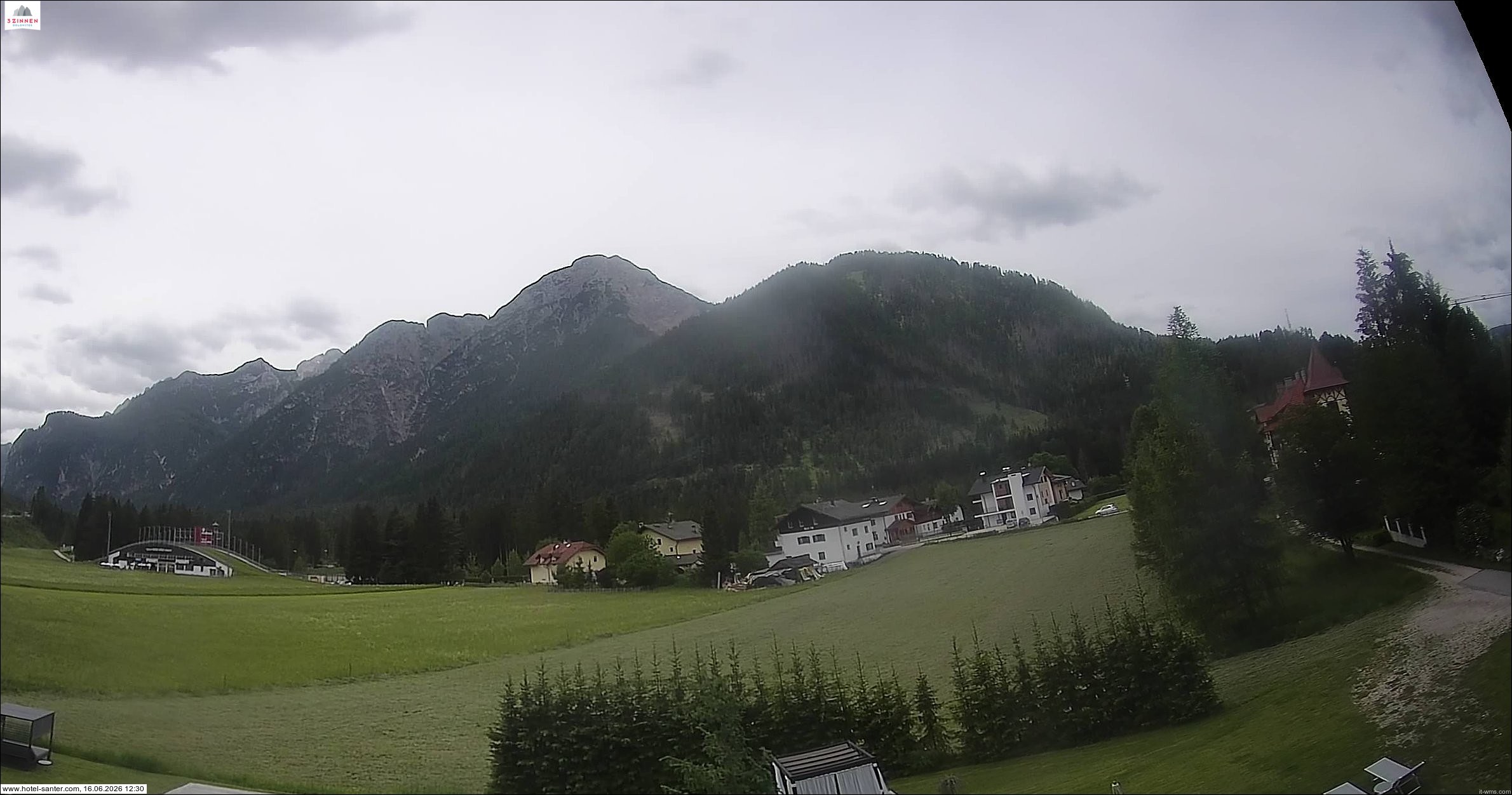 Archiv Foto Webcam Hotel Santer in Toblach