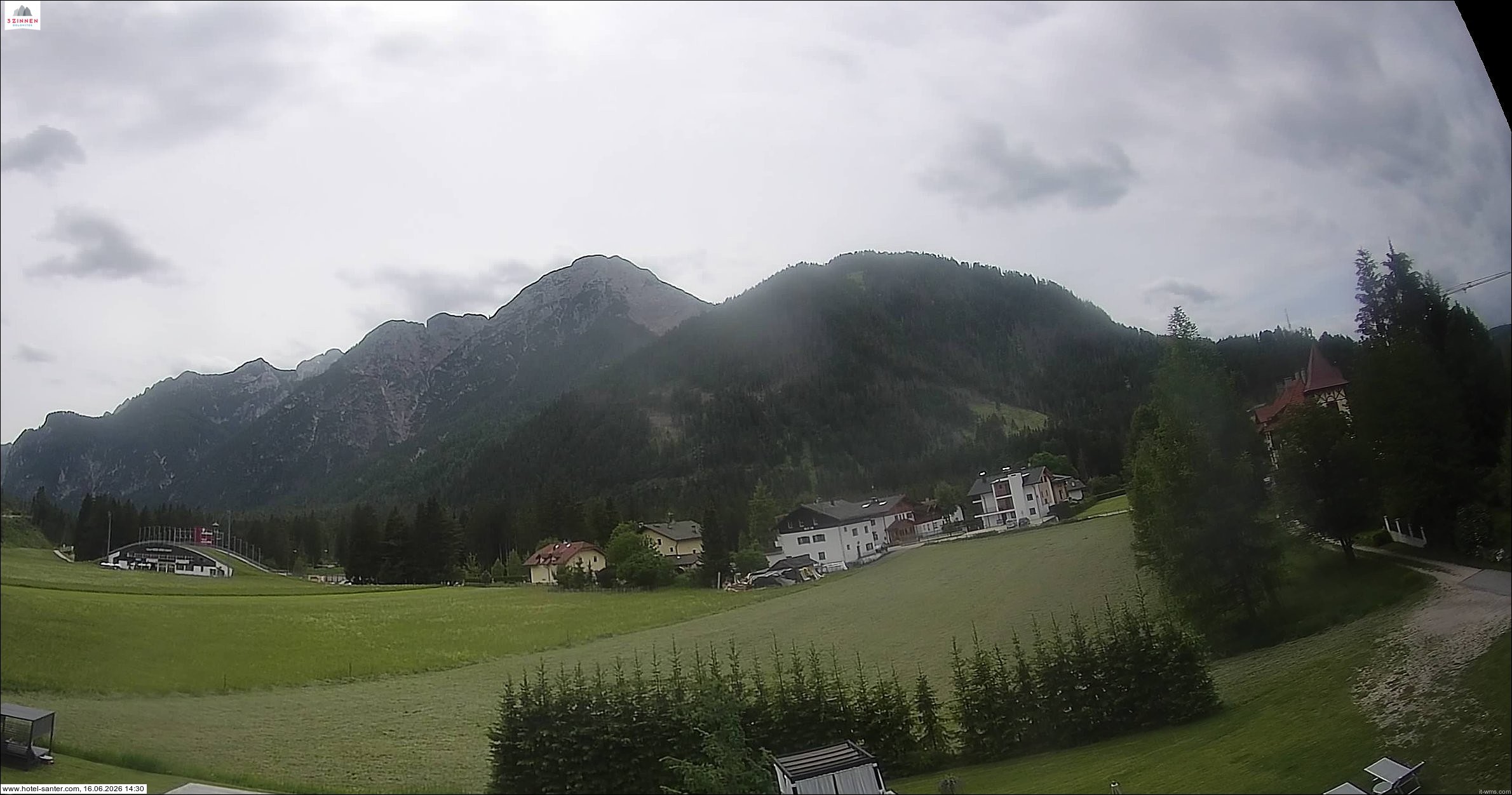 Archiv Foto Webcam Hotel Santer in Toblach