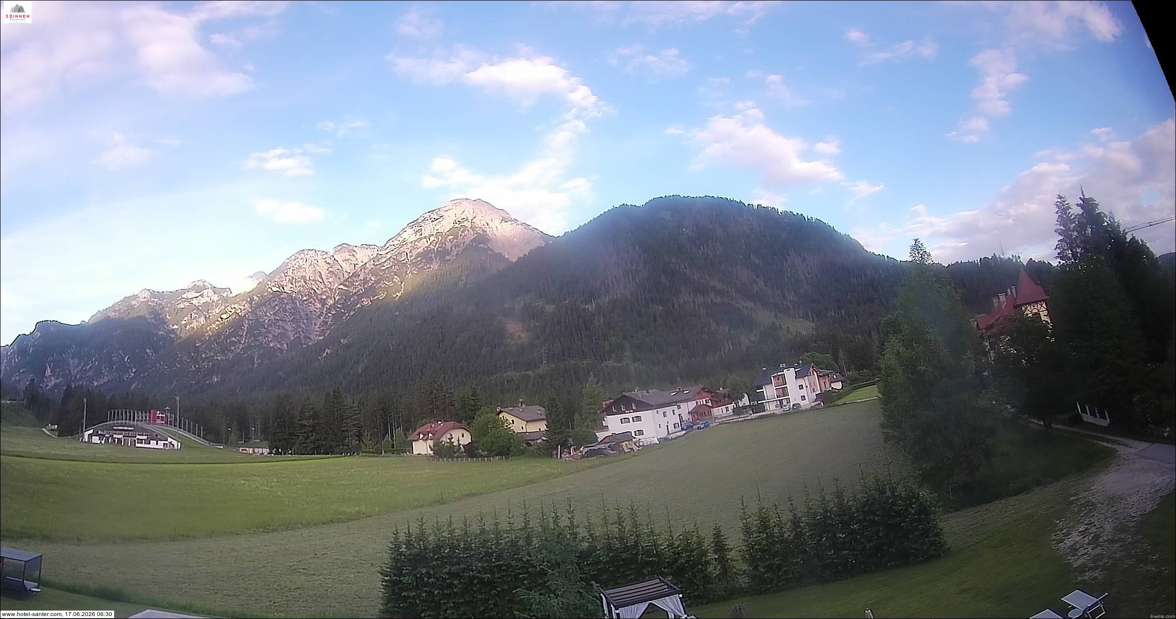 Archiv Foto Webcam Hotel Santer in Toblach