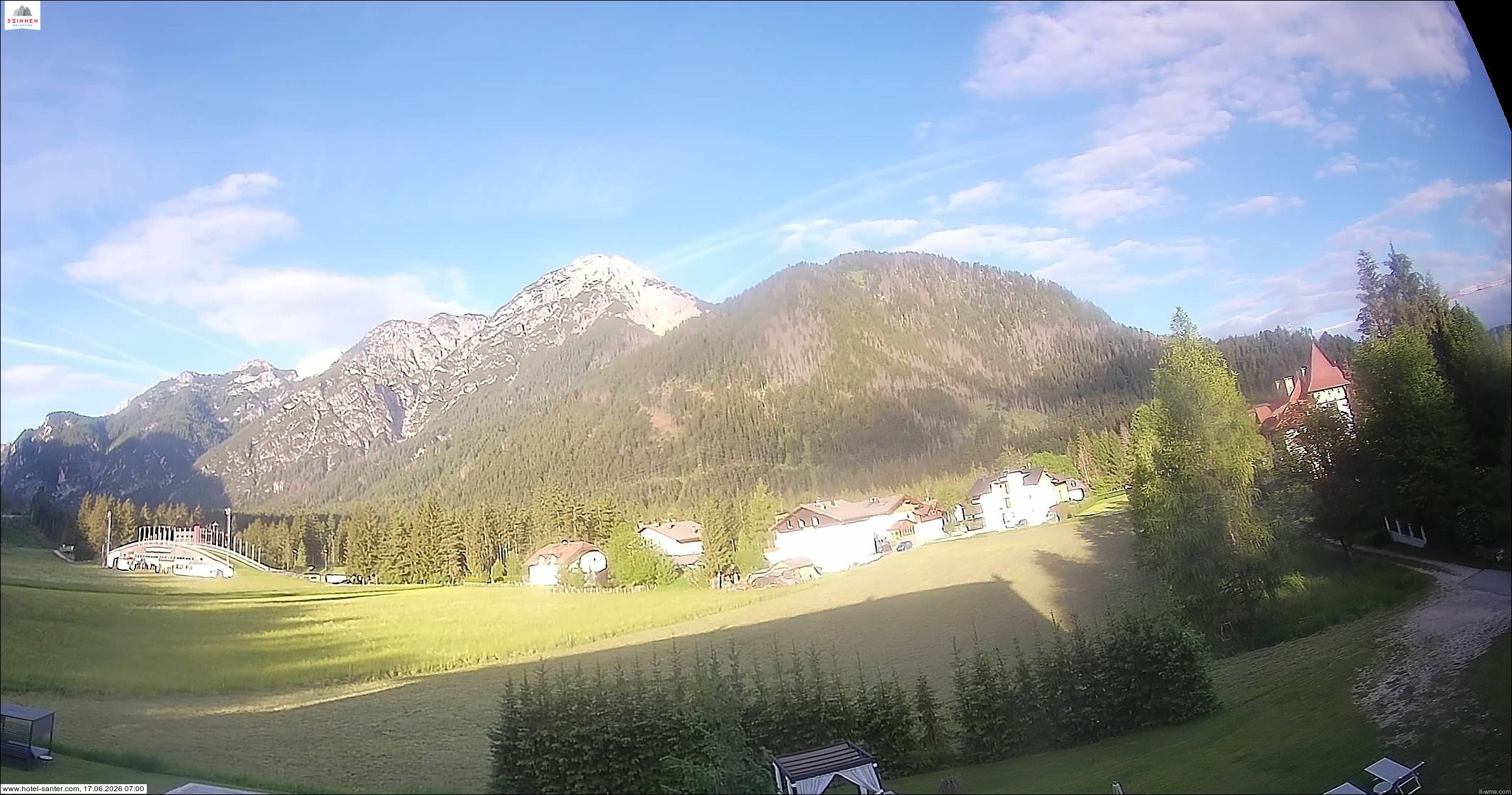 Archiv Foto Webcam Hotel Santer in Toblach