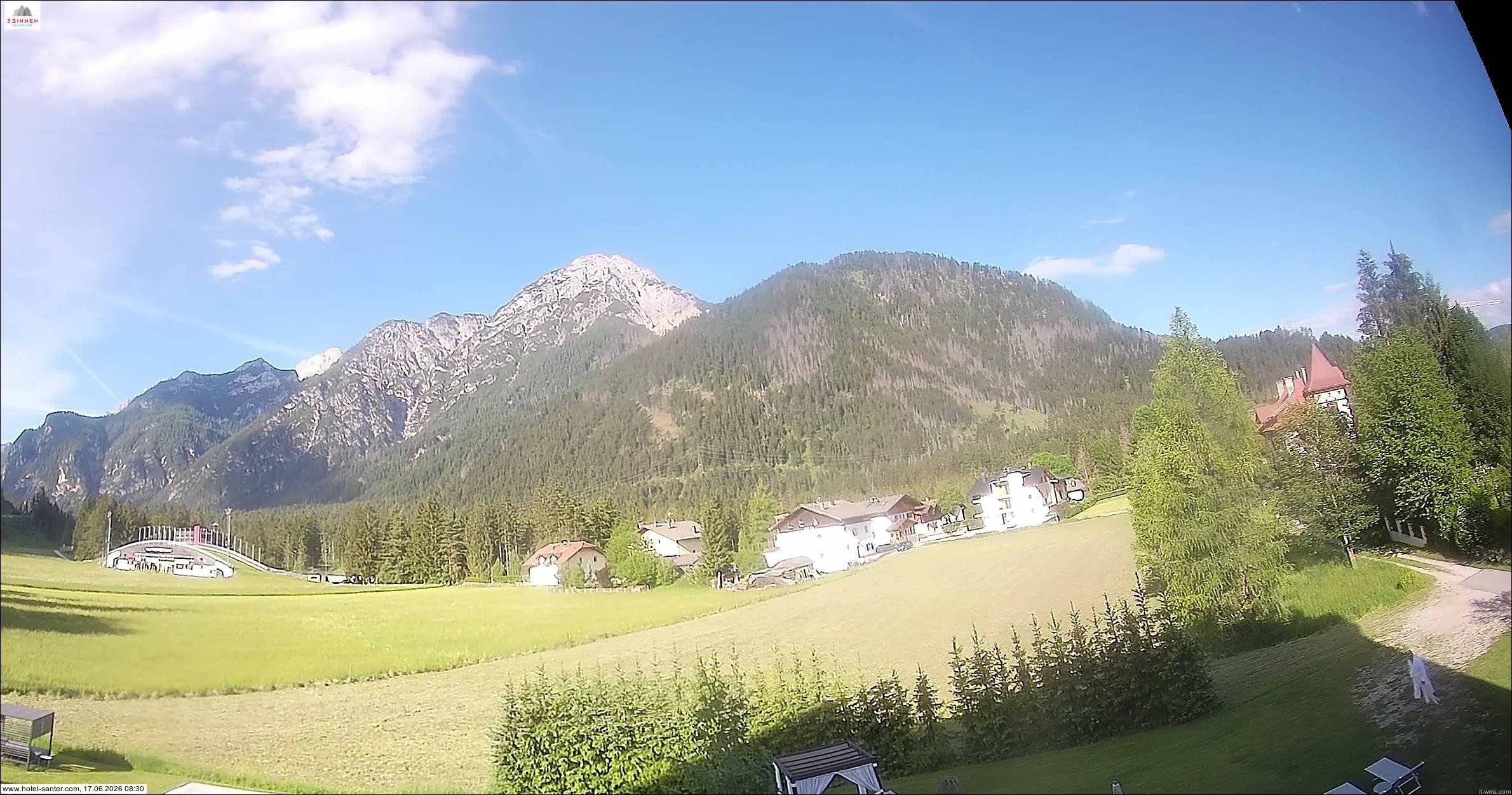 Archiv Foto Webcam Hotel Santer in Toblach
