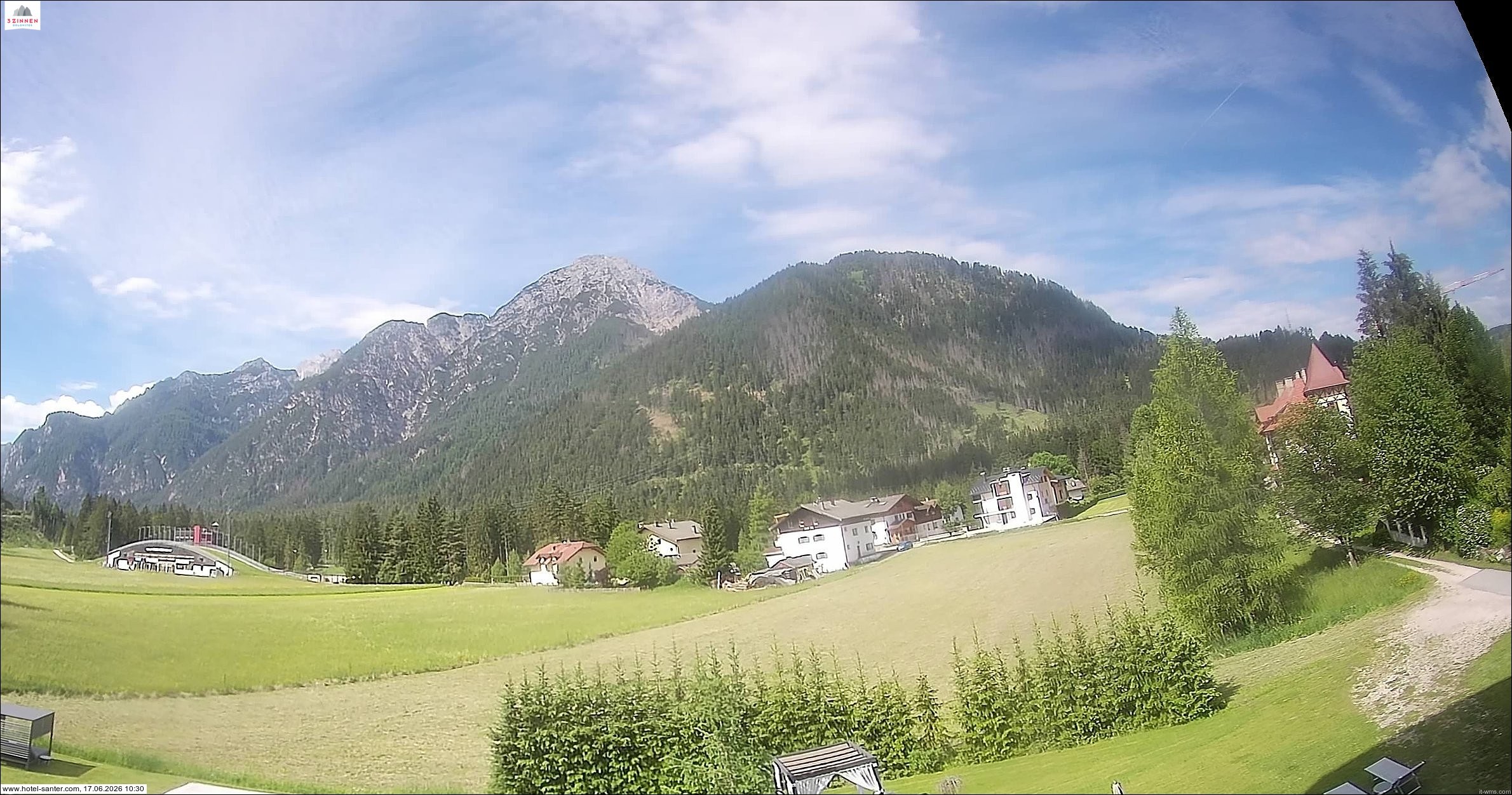 Archiv Foto Webcam Hotel Santer in Toblach