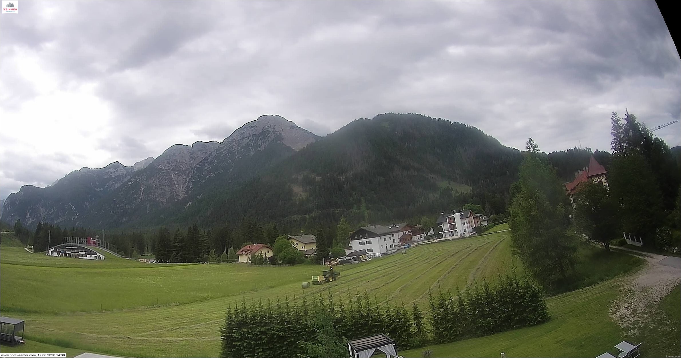 Archiv Foto Webcam Hotel Santer in Toblach