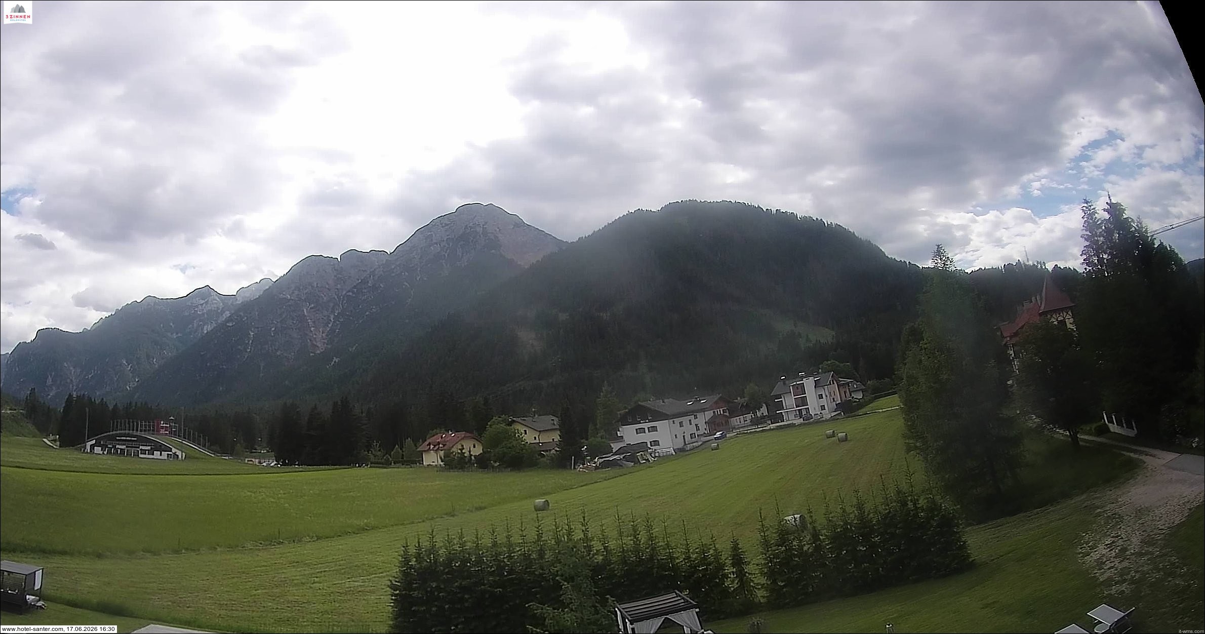 Archiv Foto Webcam Hotel Santer in Toblach