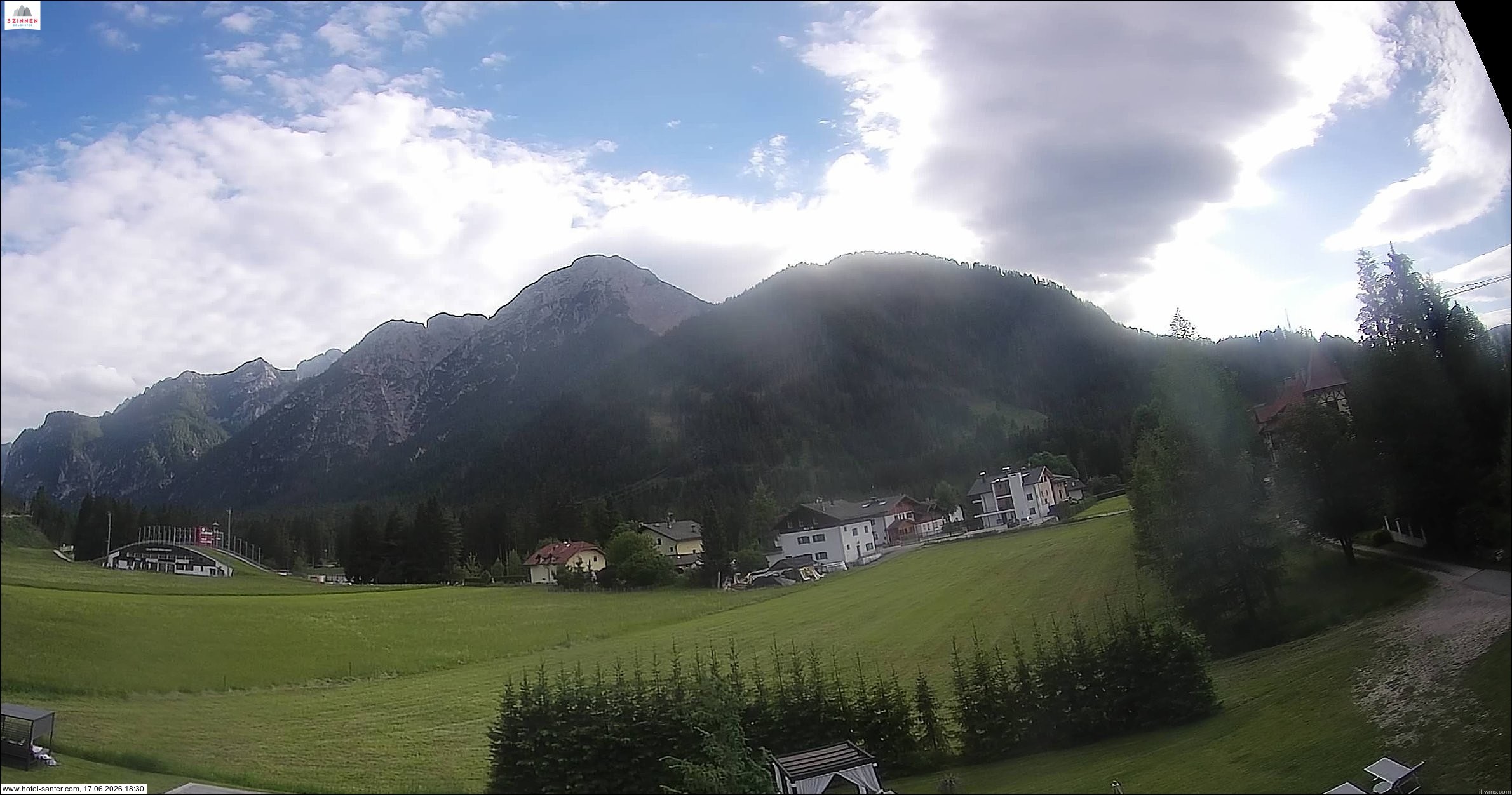 Archiv Foto Webcam Hotel Santer in Toblach