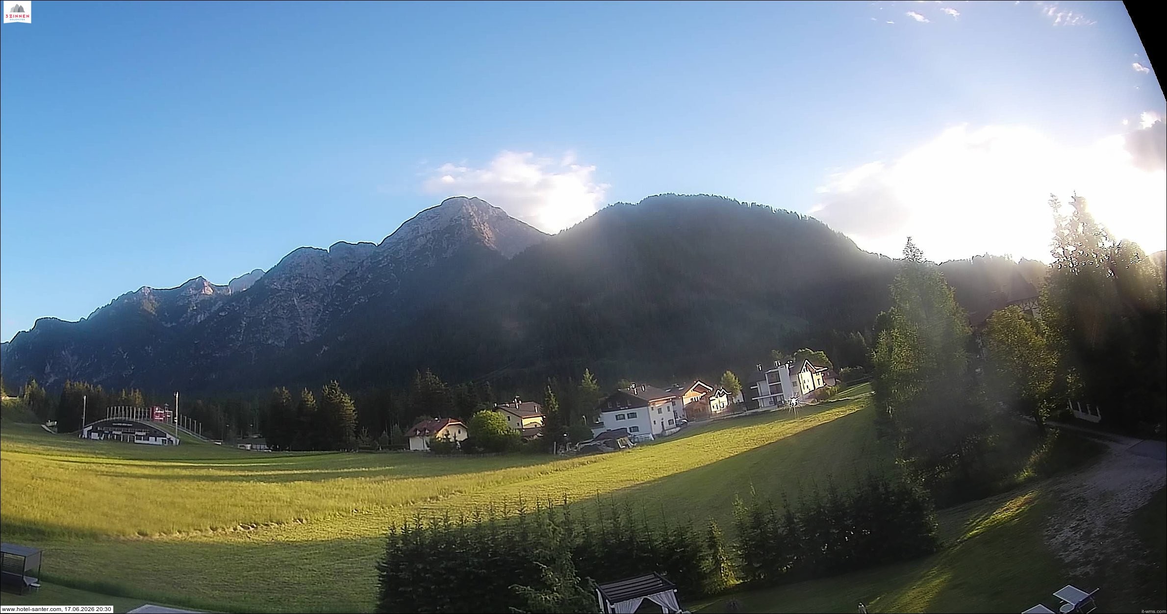 Archiv Foto Webcam Hotel Santer in Toblach
