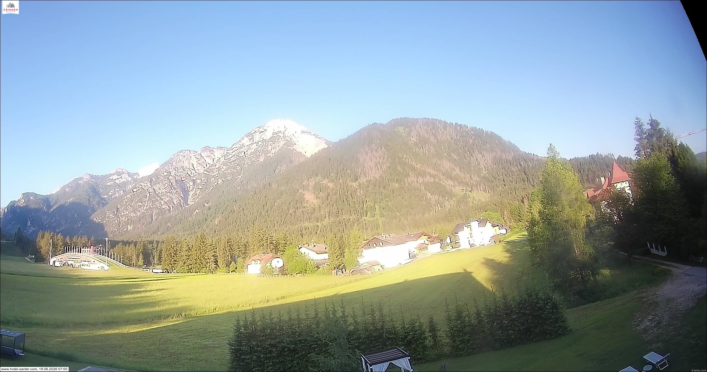 Archiv Foto Webcam Hotel Santer in Toblach