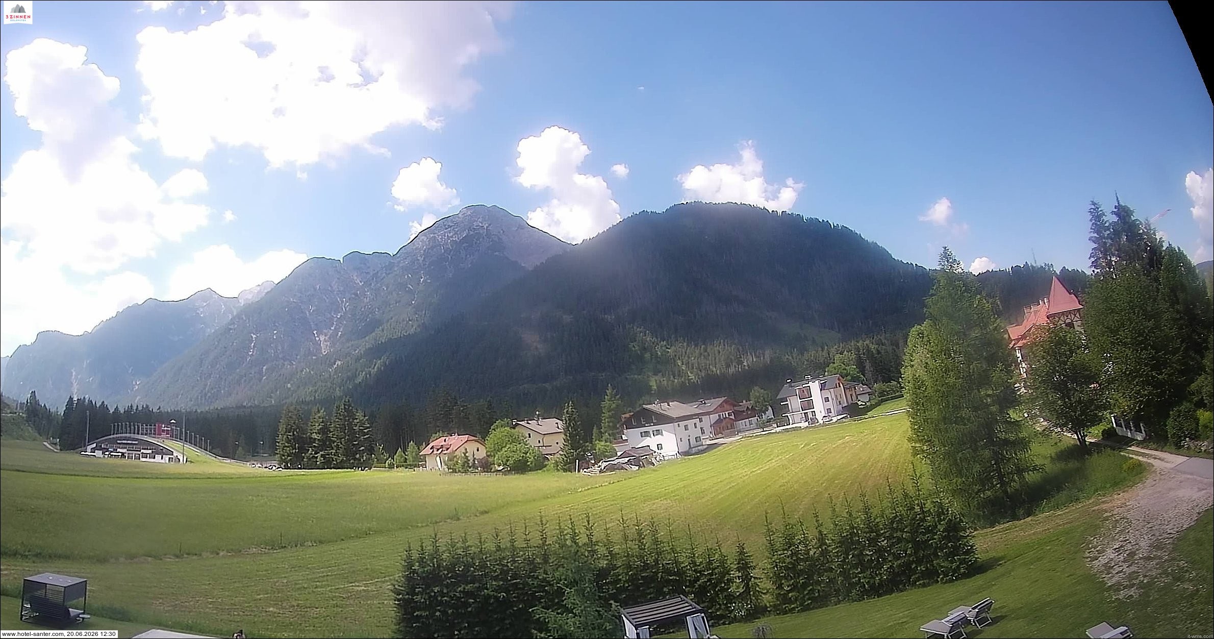 Archiv Foto Webcam Hotel Santer in Toblach