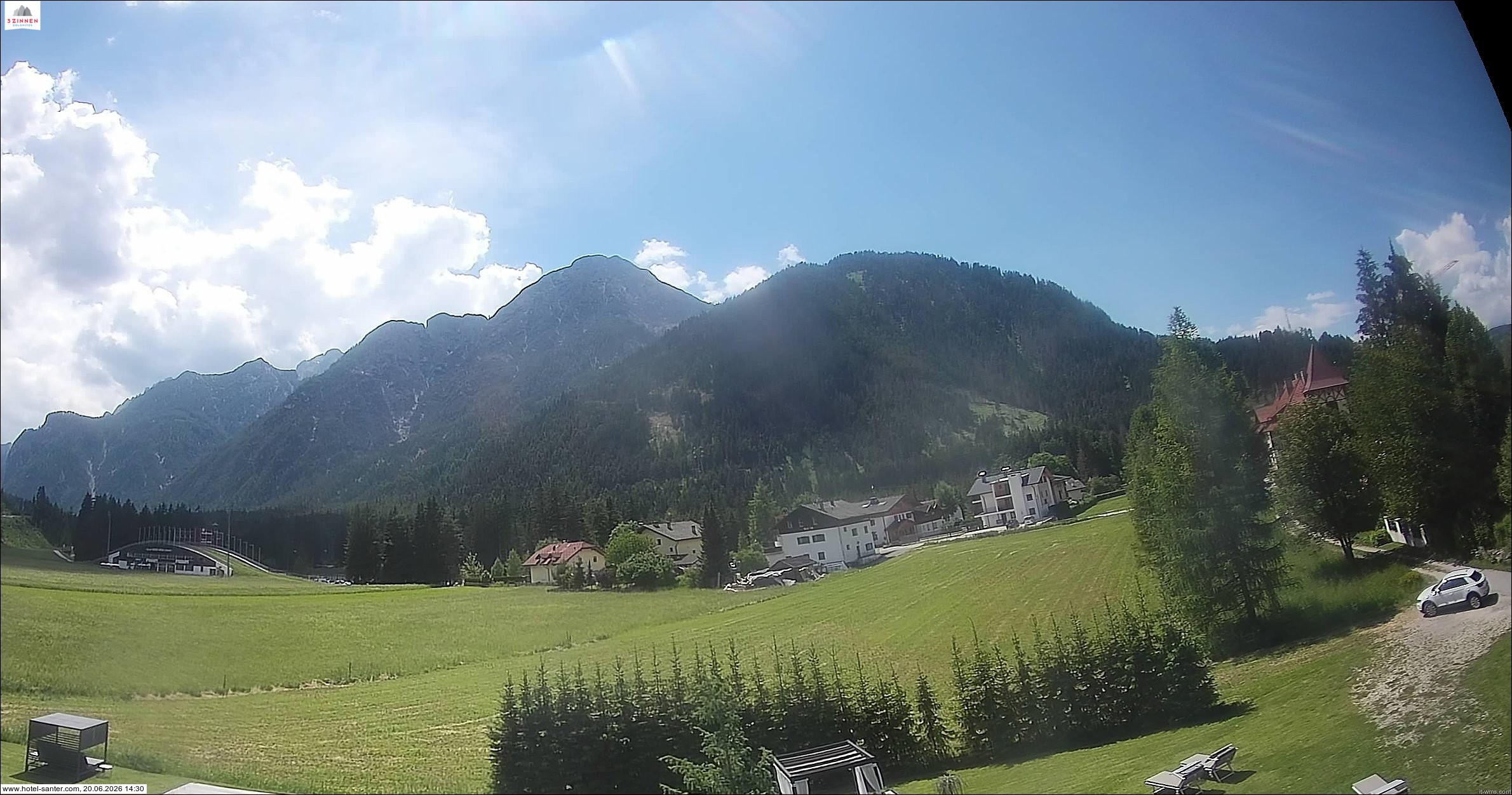 Archiv Foto Webcam Hotel Santer in Toblach