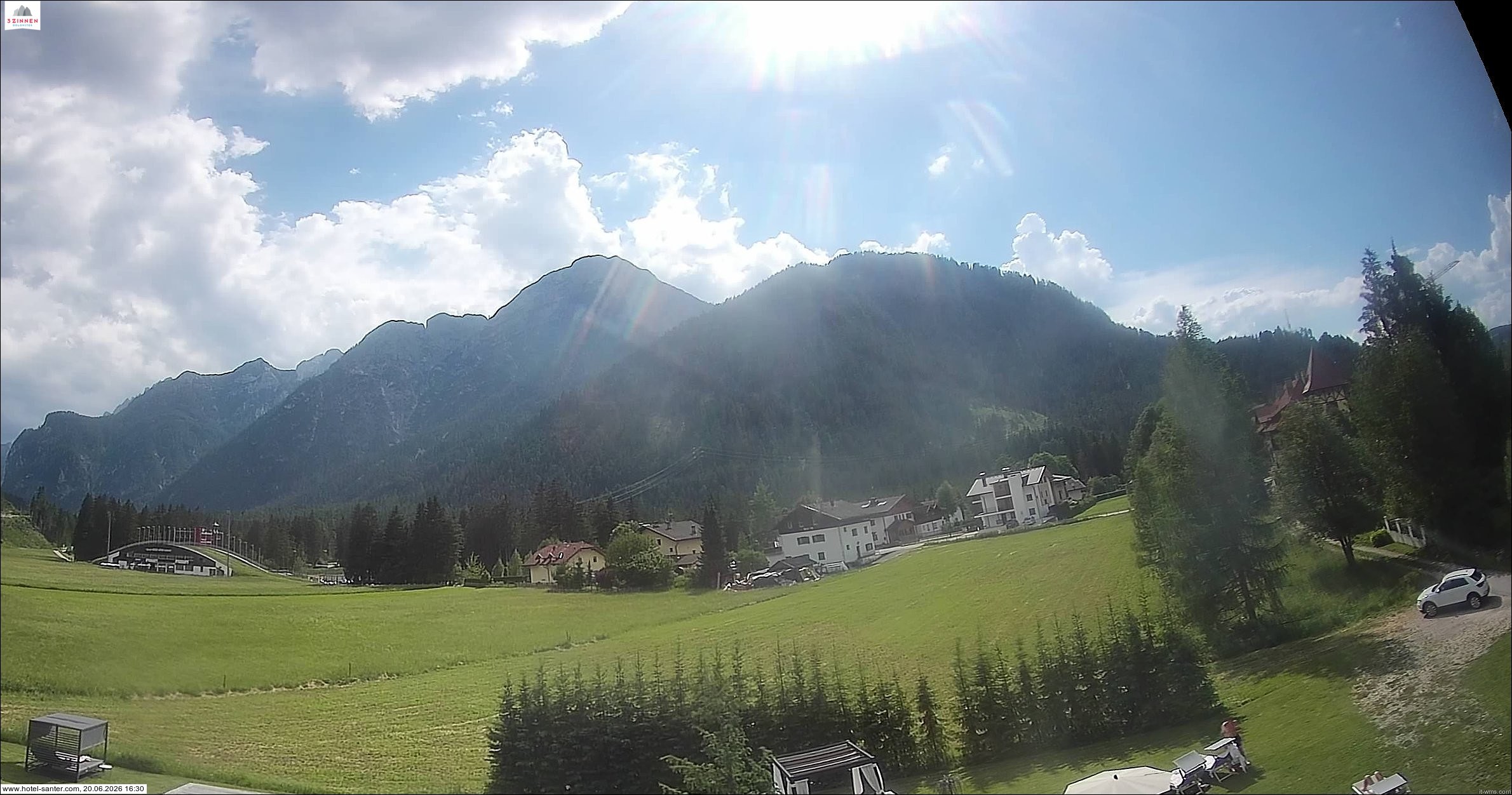 Archiv Foto Webcam Hotel Santer in Toblach