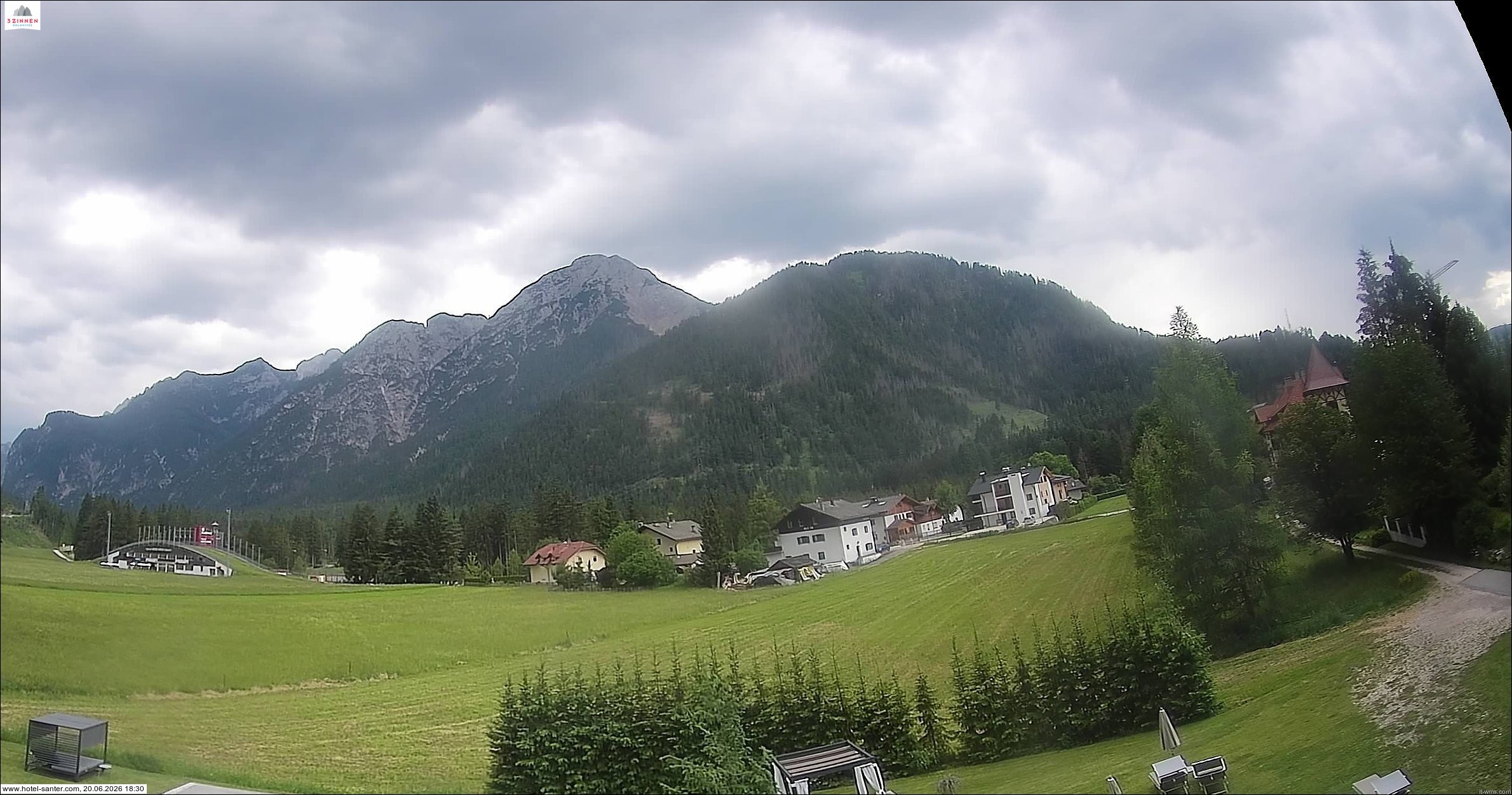 Archiv Foto Webcam Hotel Santer in Toblach