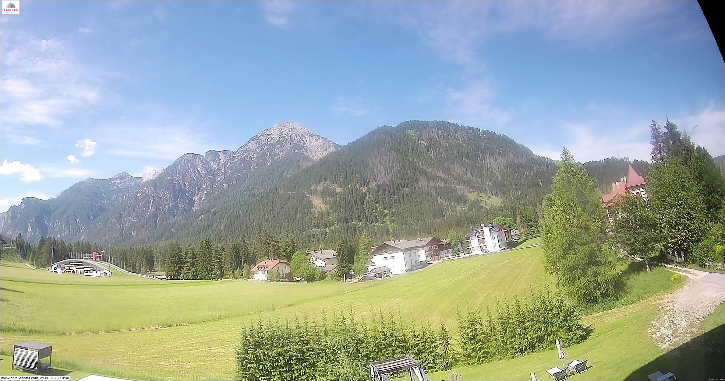 Archiv Foto Webcam Hotel Santer in Toblach