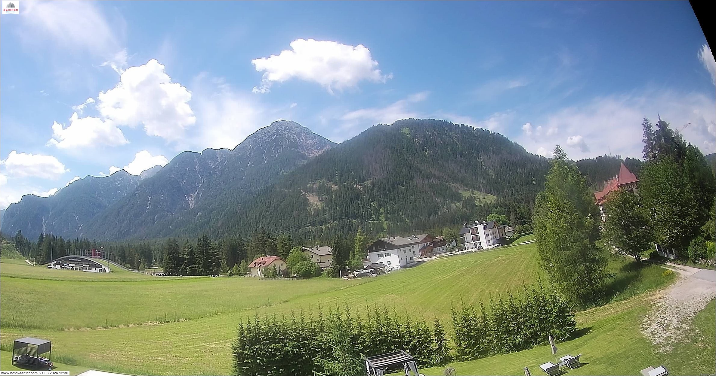 Archiv Foto Webcam Hotel Santer in Toblach