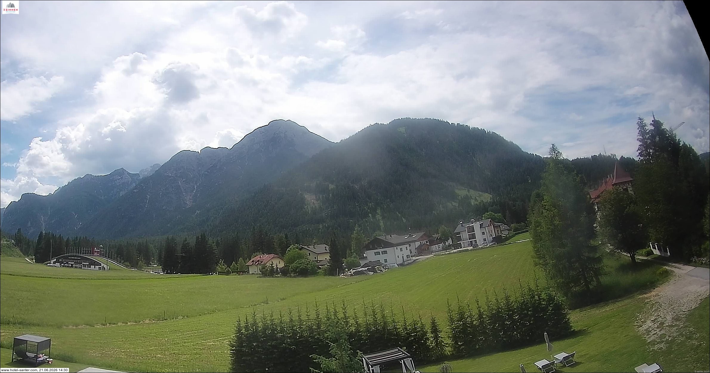 Archiv Foto Webcam Hotel Santer in Toblach