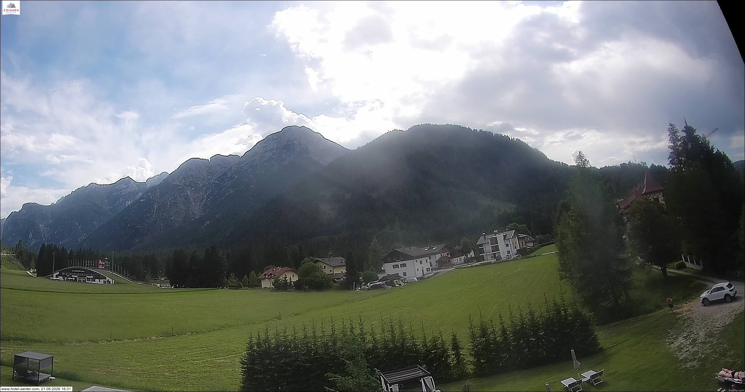 Archiv Foto Webcam Hotel Santer in Toblach