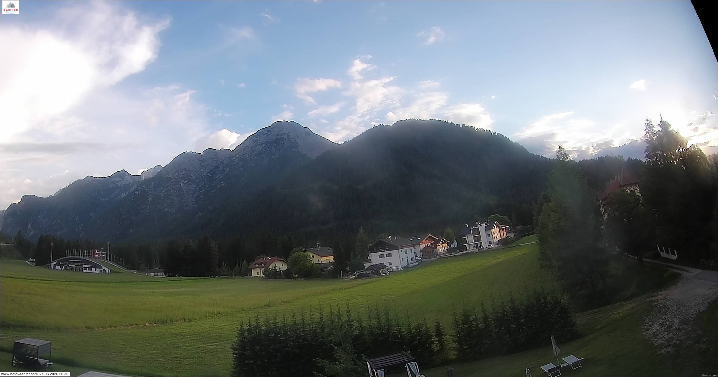Archiv Foto Webcam Hotel Santer in Toblach