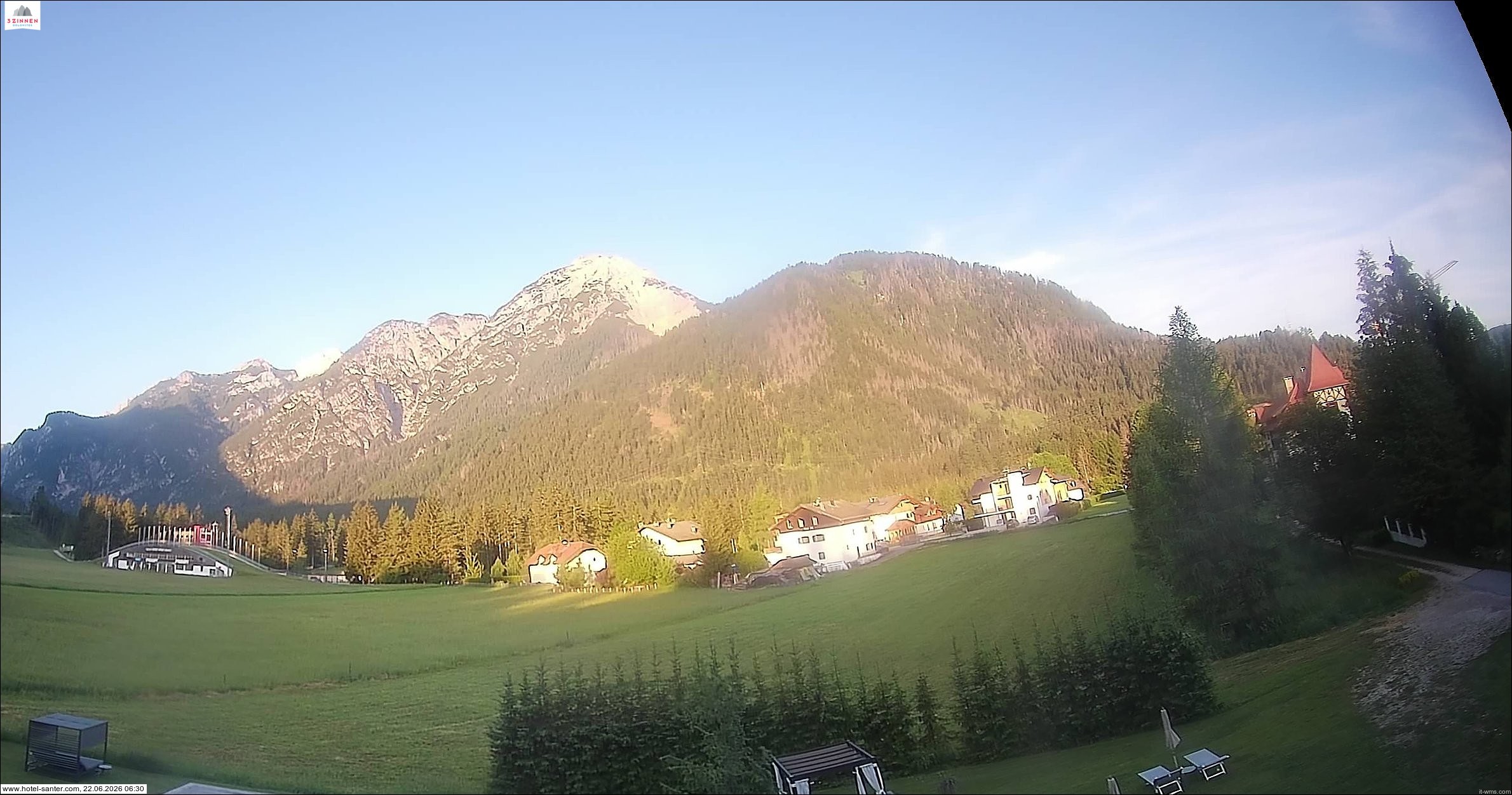 Archiv Foto Webcam Hotel Santer in Toblach