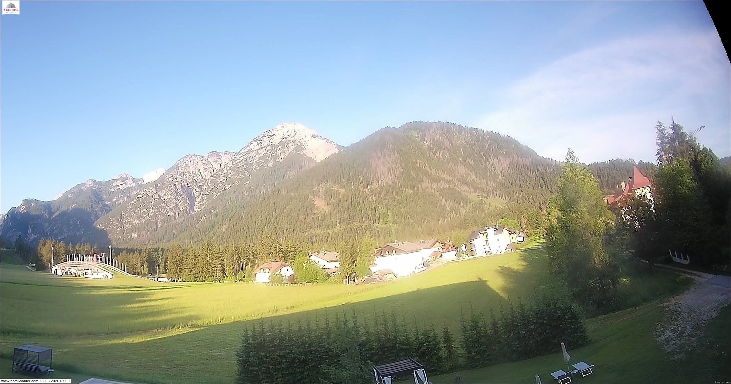 Archiv Foto Webcam Hotel Santer in Toblach