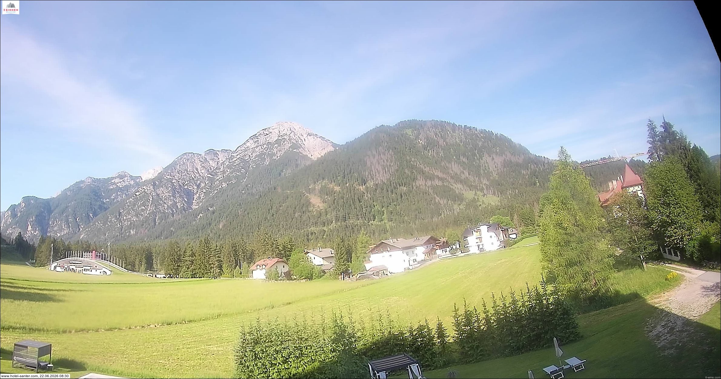 Archiv Foto Webcam Hotel Santer in Toblach