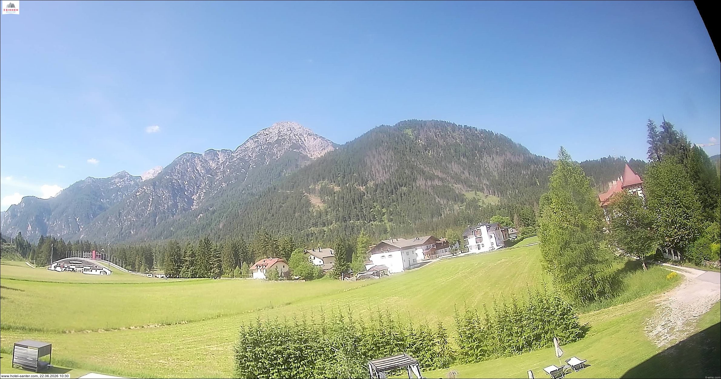Archiv Foto Webcam Hotel Santer in Toblach
