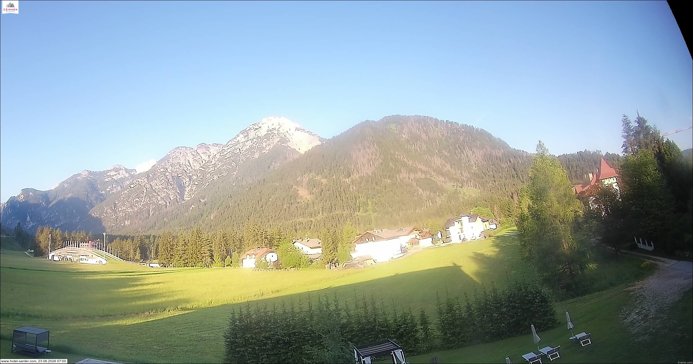 Archiv Foto Webcam Hotel Santer in Toblach
