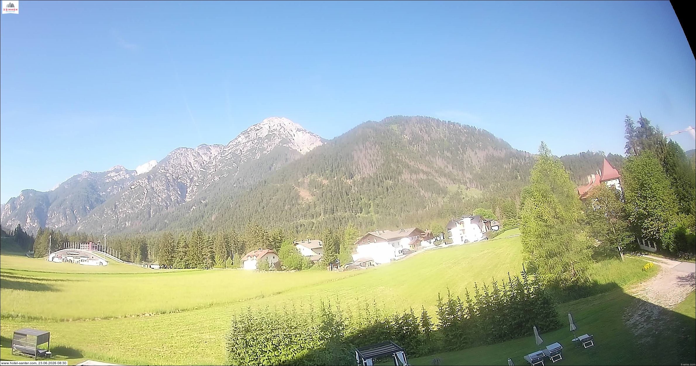 Archiv Foto Webcam Hotel Santer in Toblach