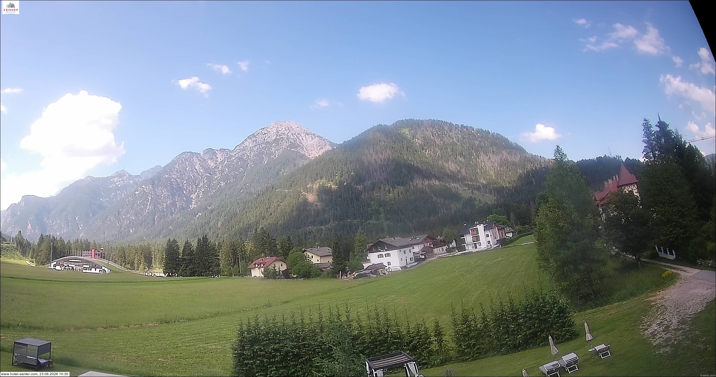 Archiv Foto Webcam Hotel Santer in Toblach