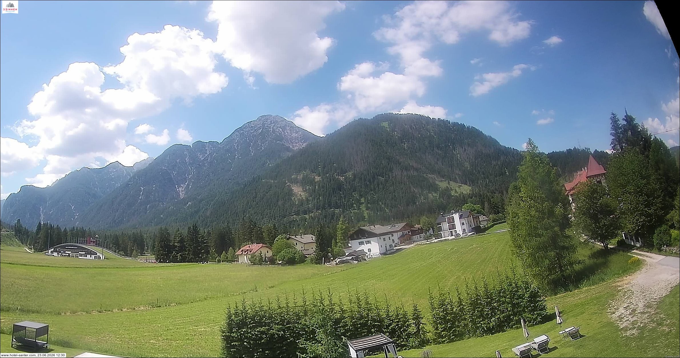 Archiv Foto Webcam Hotel Santer in Toblach