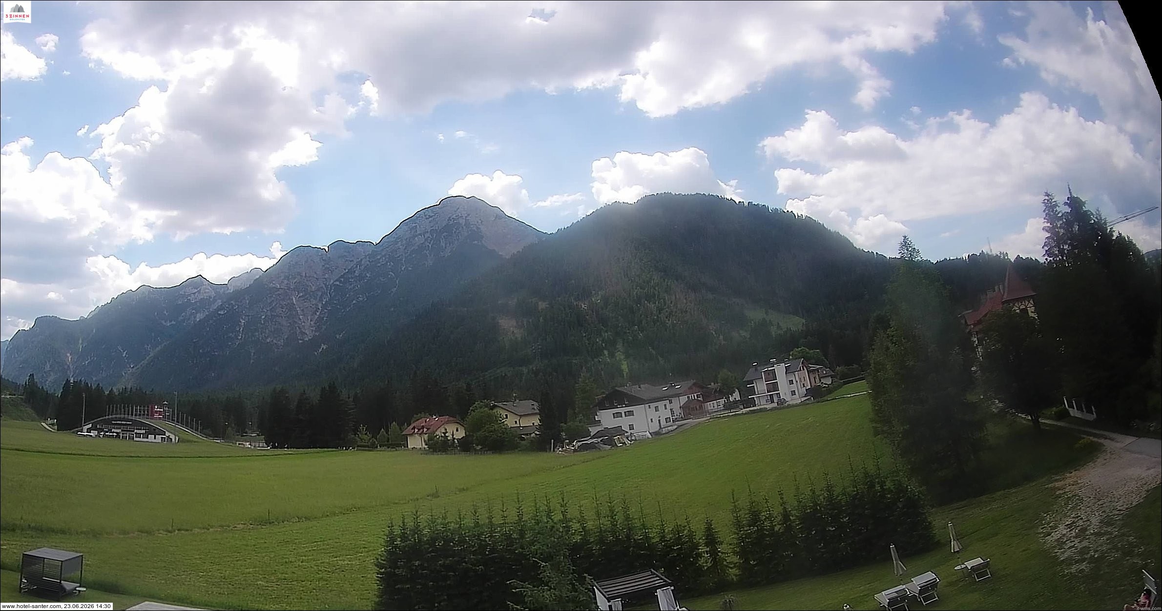 Archiv Foto Webcam Hotel Santer in Toblach