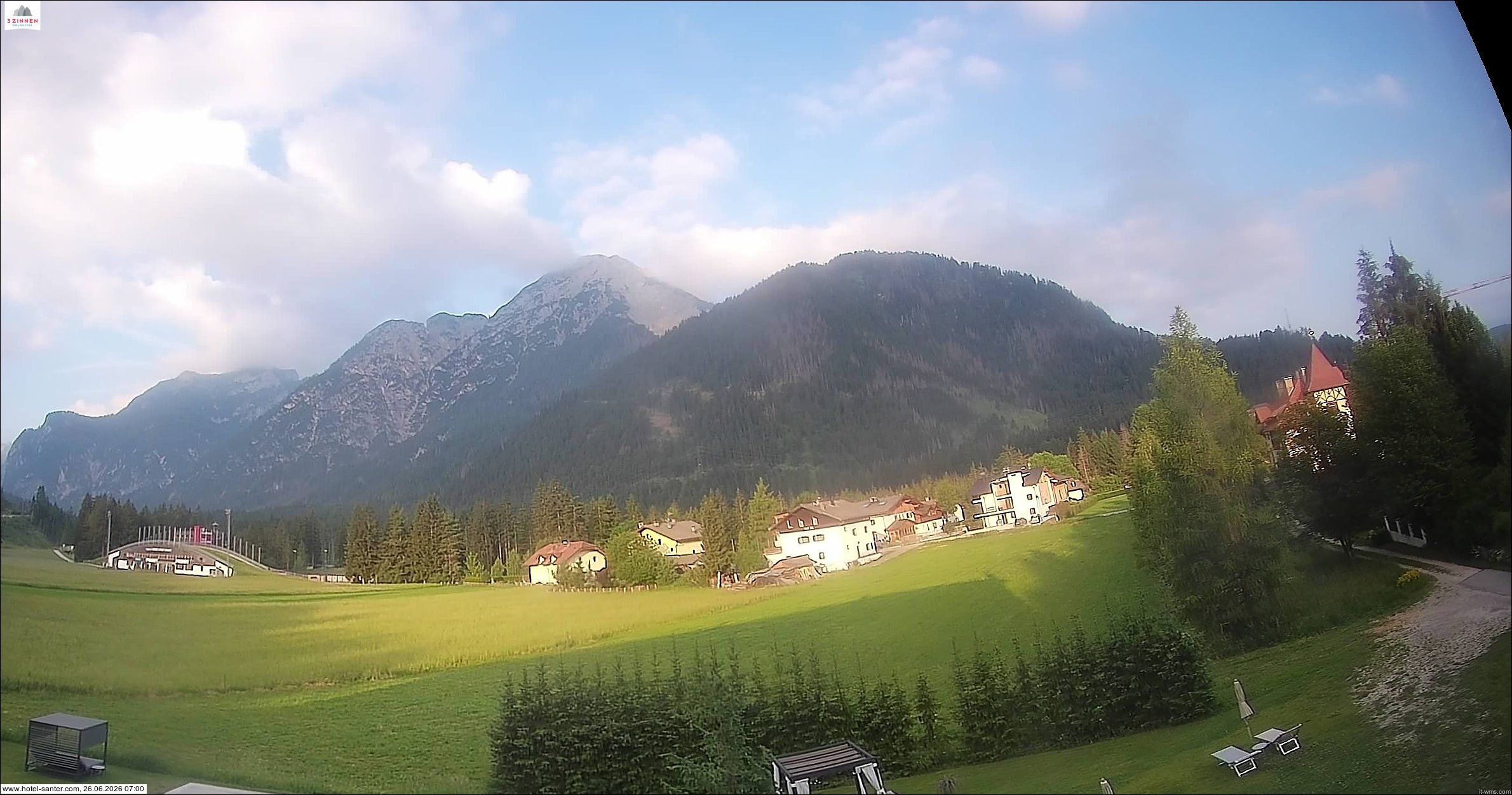 Archiv Foto Webcam Hotel Santer in Toblach