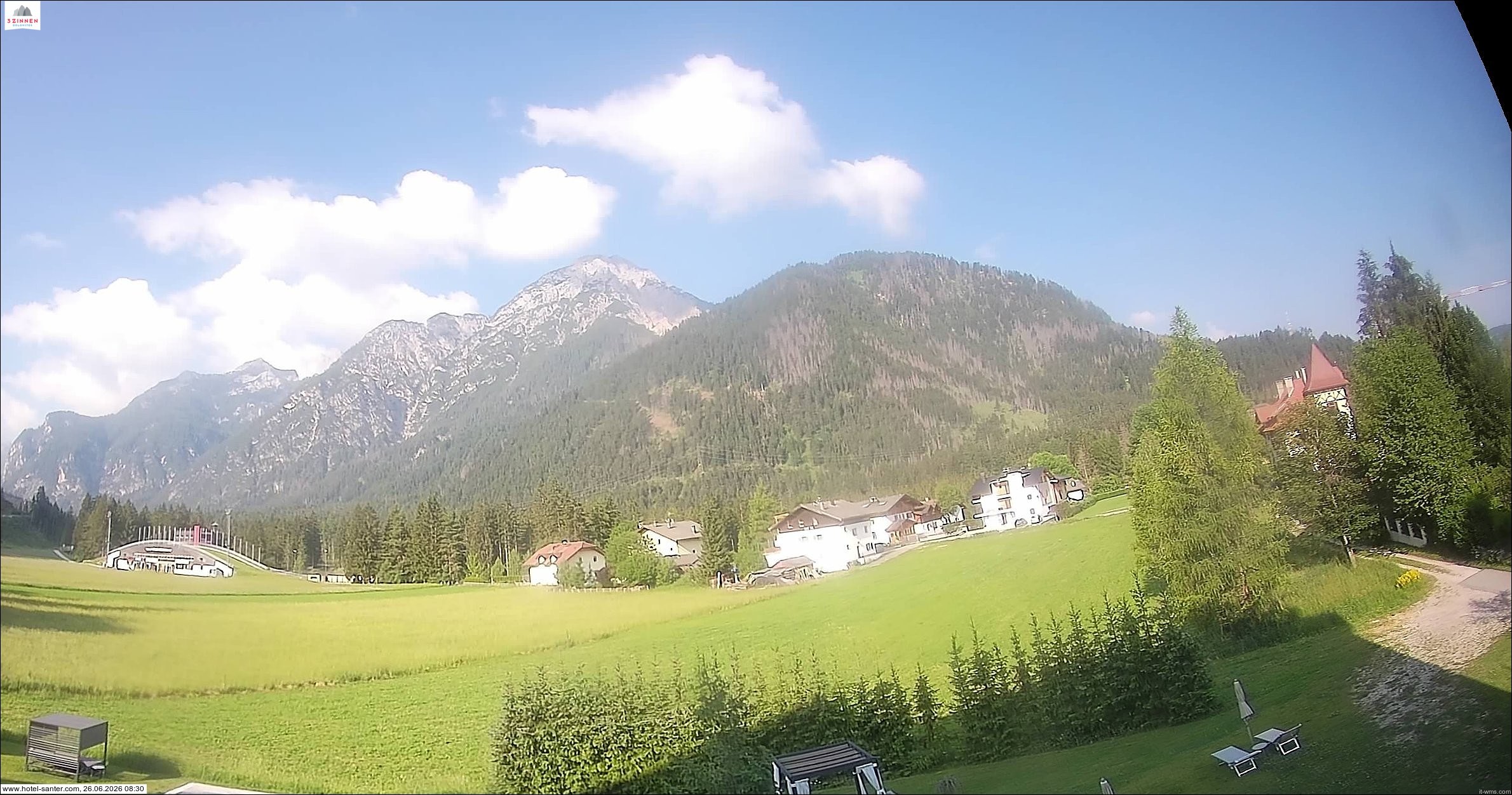 Archiv Foto Webcam Hotel Santer in Toblach