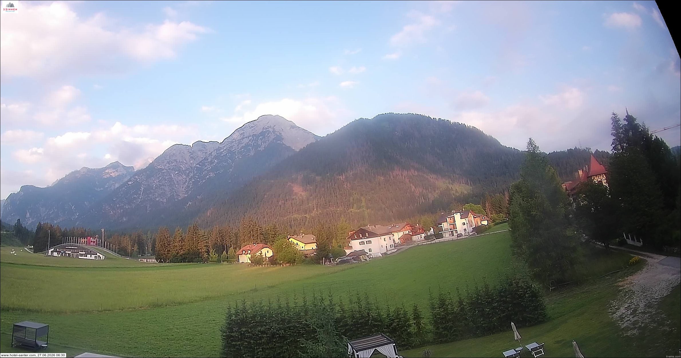 Archiv Foto Webcam Hotel Santer in Toblach