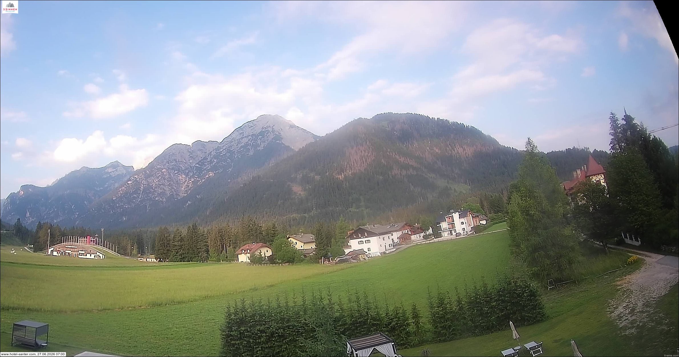 Archiv Foto Webcam Hotel Santer in Toblach