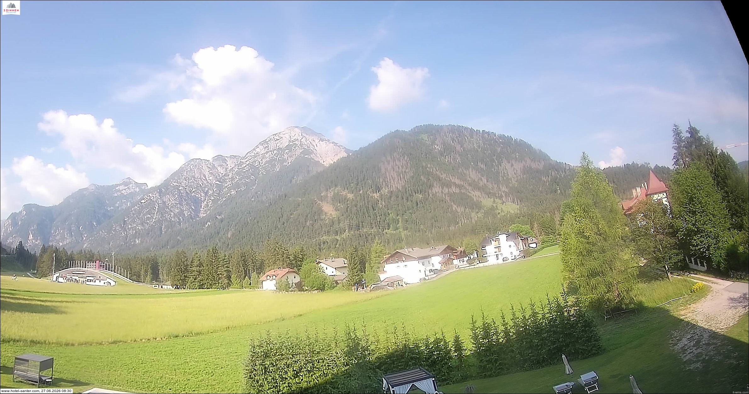 Archiv Foto Webcam Hotel Santer in Toblach