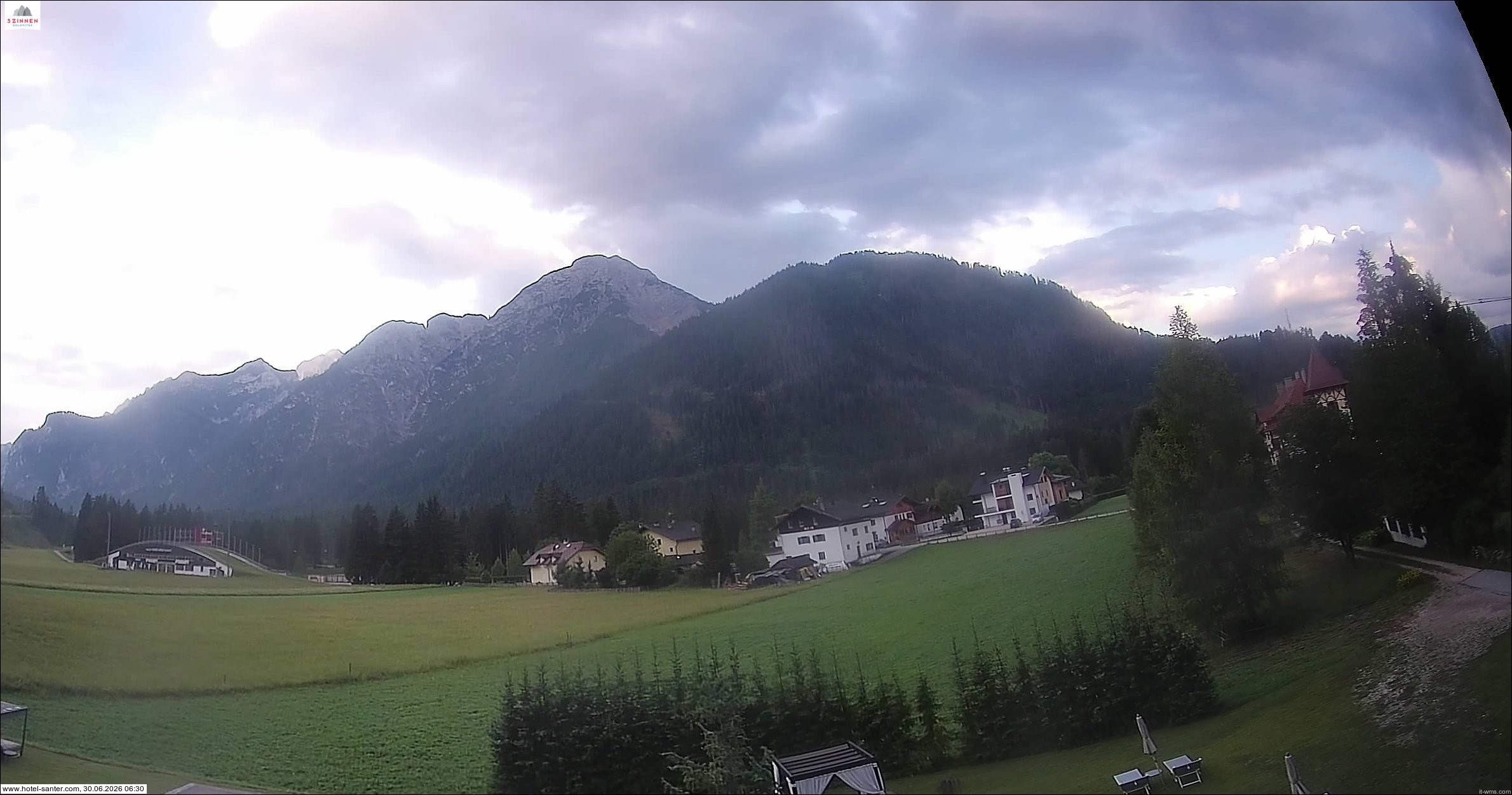 Archiv Foto Webcam Hotel Santer in Toblach