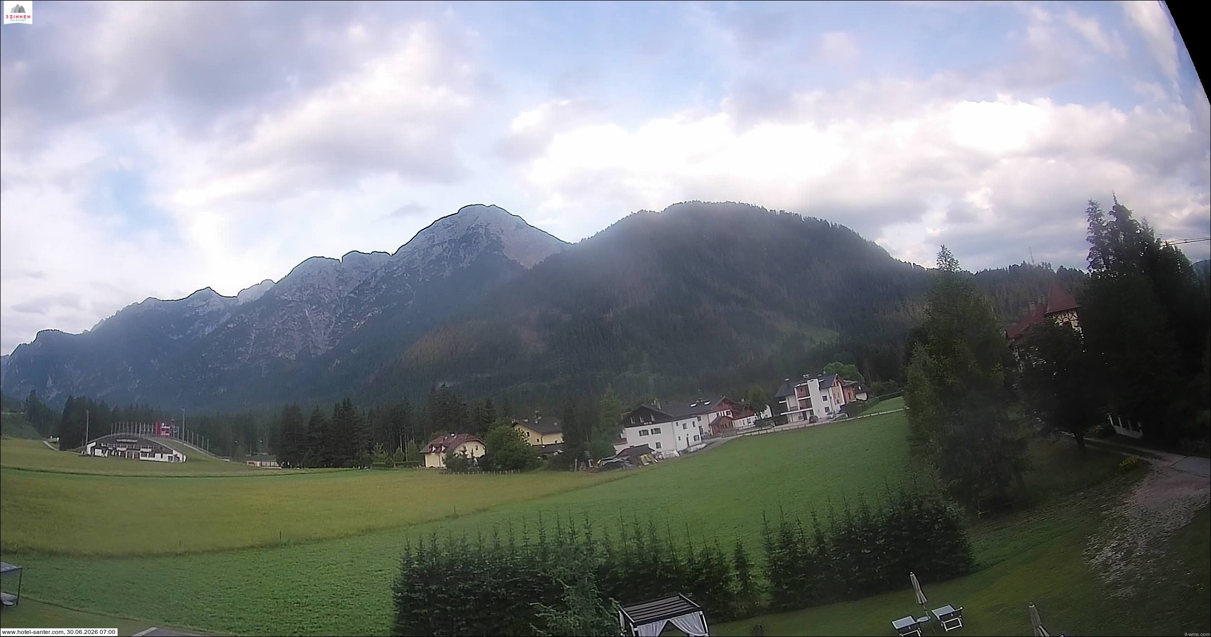 Archiv Foto Webcam Hotel Santer in Toblach