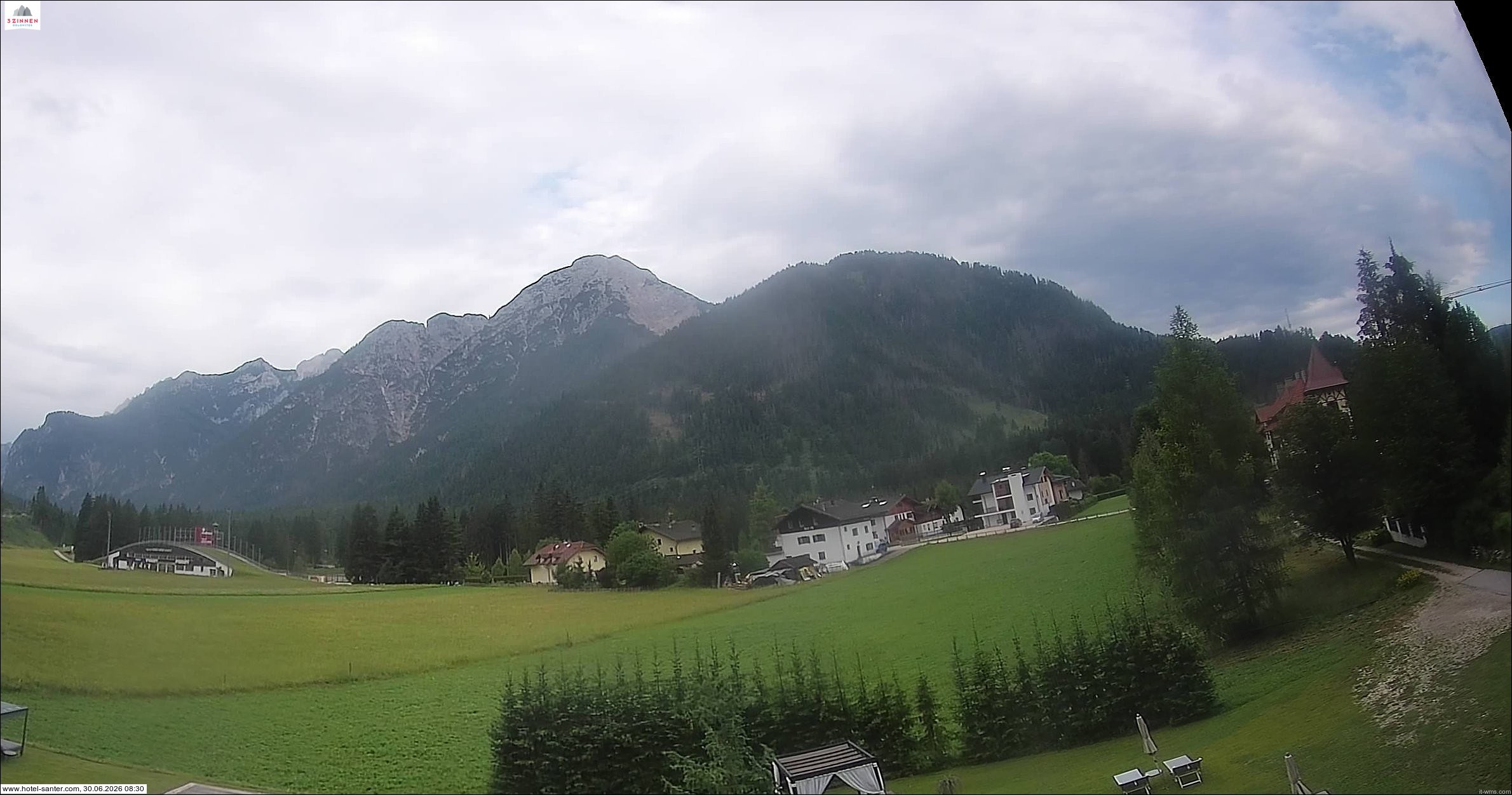 Archiv Foto Webcam Hotel Santer in Toblach
